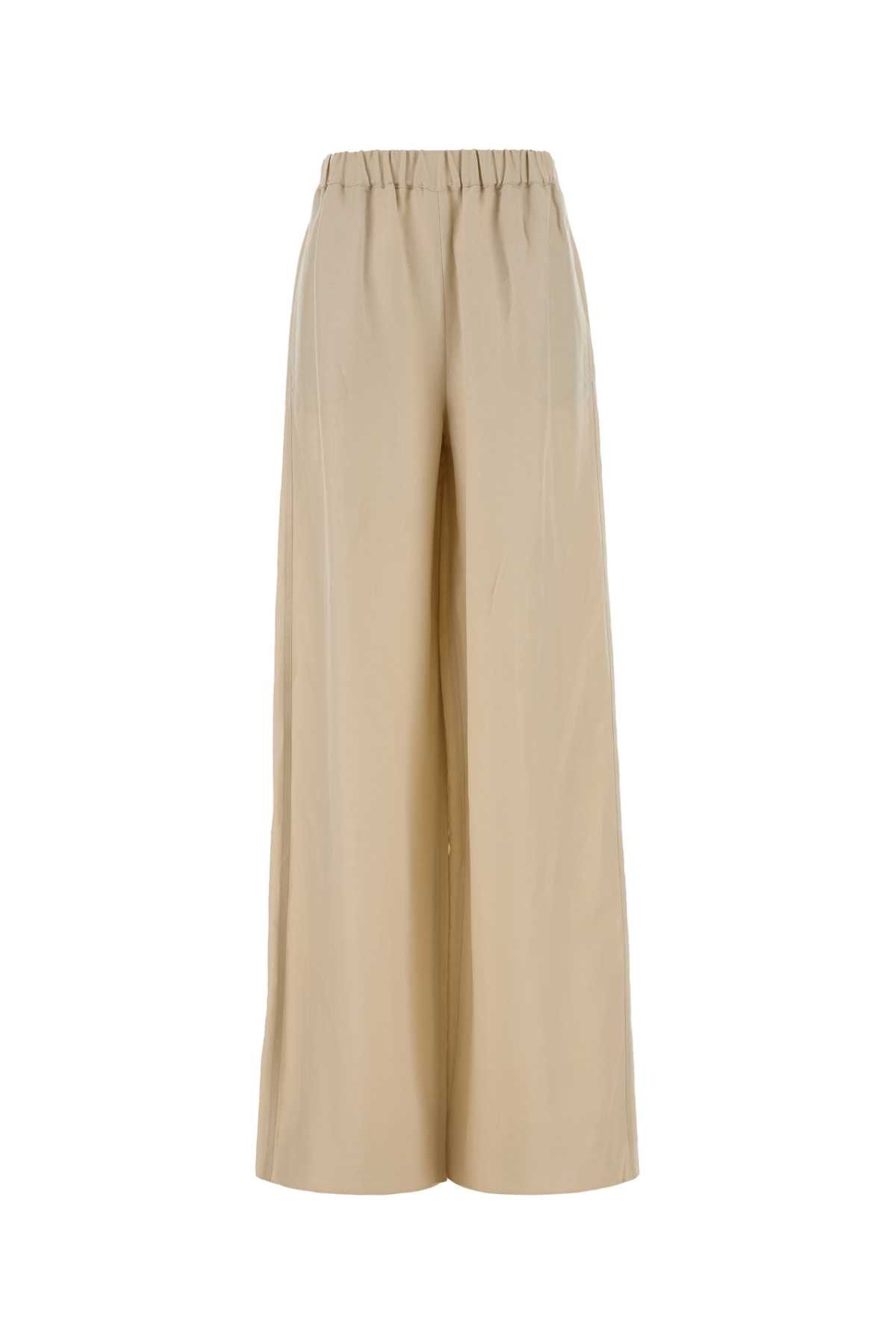 Max Mara Sand Linen Blend Wide-Leg Moro Pant Size 27" / US 4 / IT 40 - 1 Thumbnail