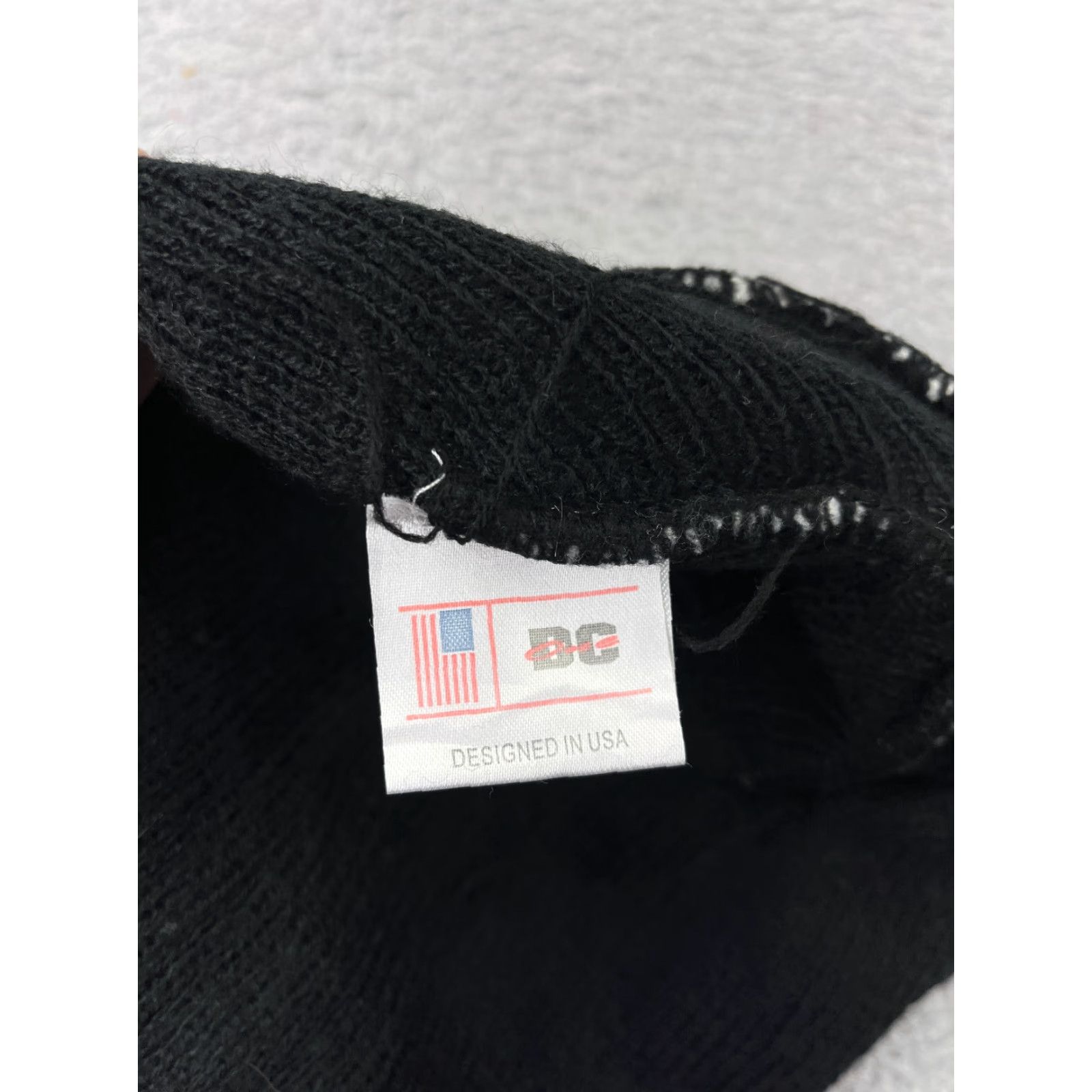 Vintage Washington DC Beanie Toque Adults One Size Gray Black Pom Knit 100% Acrylic Knit Hat Mens Womens Unbranded Size ONE SIZE - 7 Thumbnail