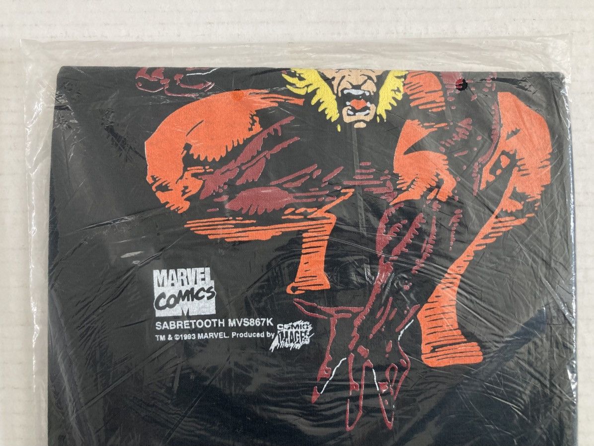 Anvil SABRETOOTH MARVEL COMICS 1993 SHIRT VINTAGE WOLVERINE X-MEN Size US XL / EU 56 / 4 - 9 Thumbnail