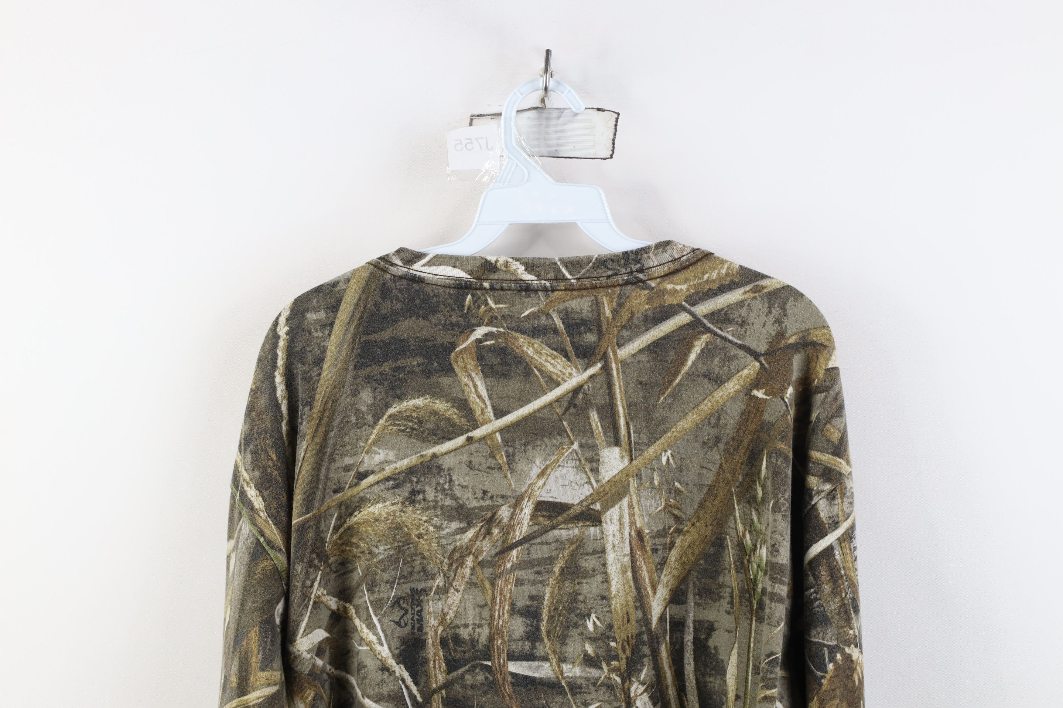 Vintage Vintage Y2K Streetwear Faded Camouflage Long Sleeve T-Shirt Size US XXL / EU 58 / 5 - 12 Thumbnail