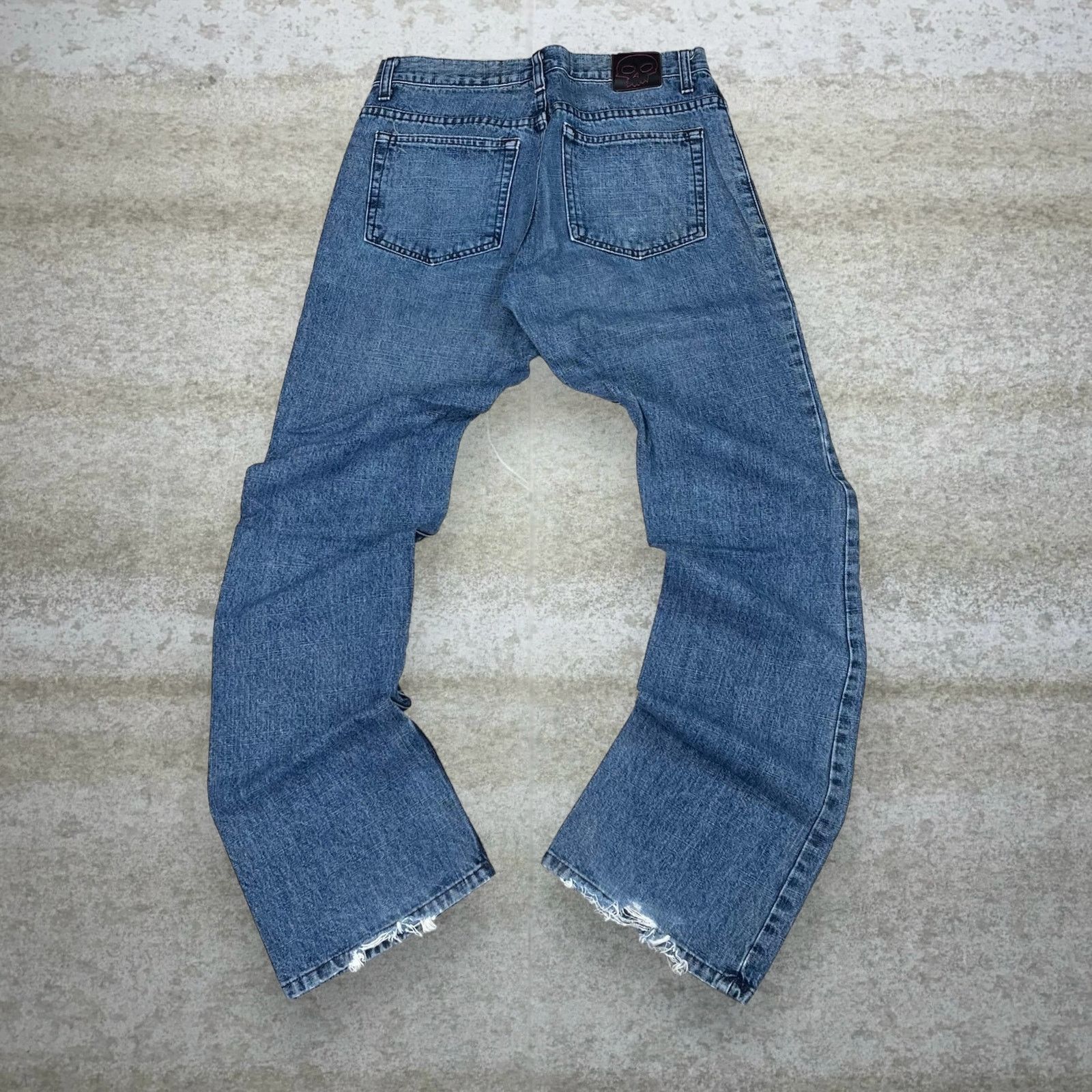 Vintage Vintage 90s Zero Jeans 28x32 Medium Wash Skate Made in USA Size 28" / US 6 / IT 42 - 1 Thumbnail