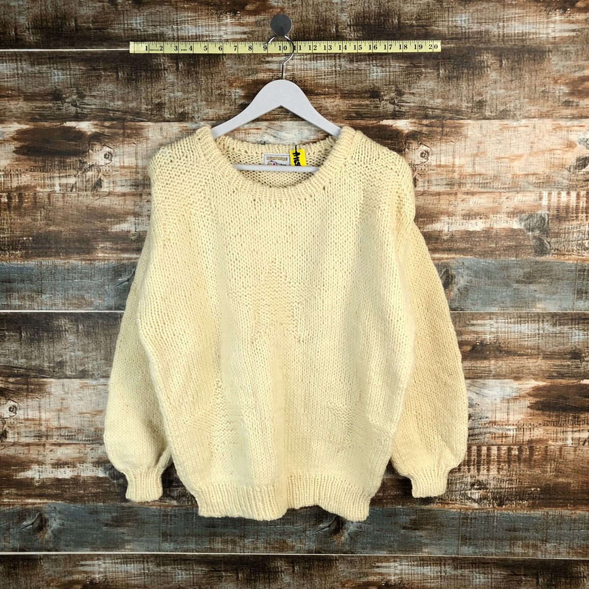 Homespun Knitwear × Japanese Brand Suprite vintage White Knitwear #A1636 Size US M / EU 48-50 / 2 - 1 Thumbnail