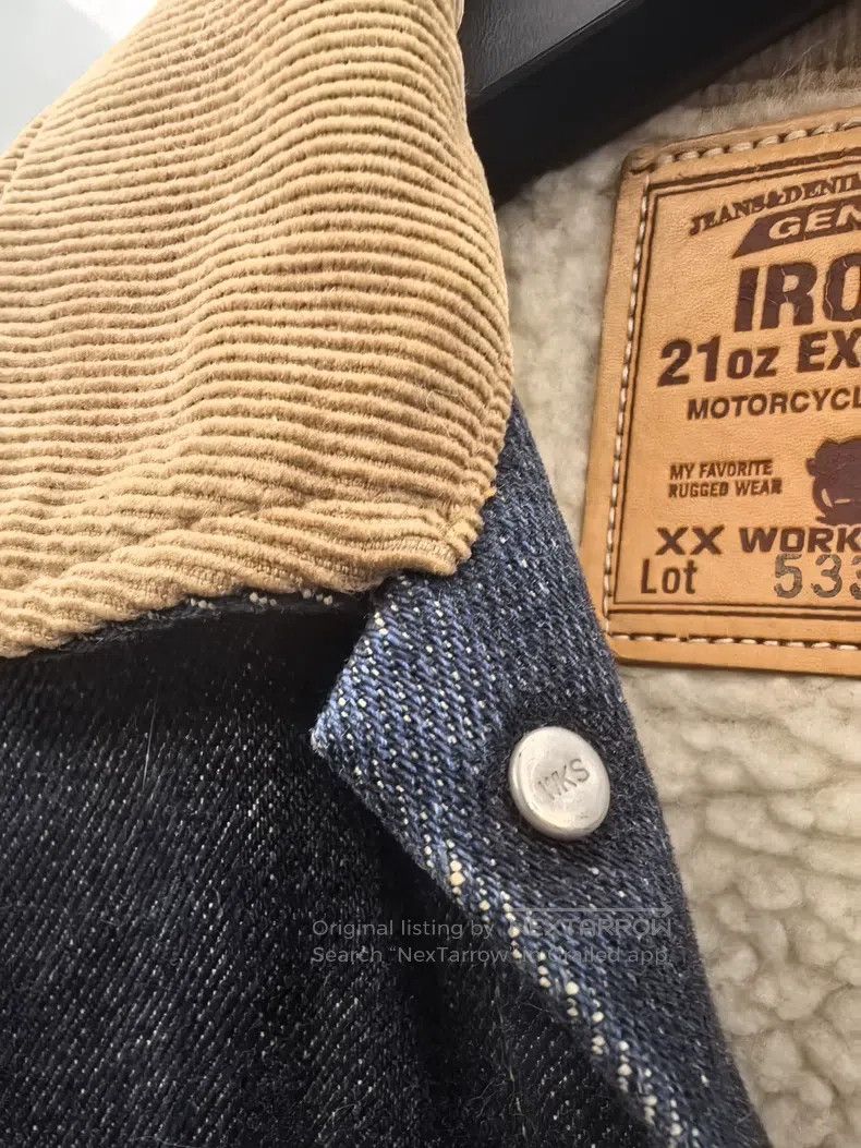 Iron Heart Iron Heart lambswool denim jacket Size US S / EU 44-46 / 1 - 4 Thumbnail