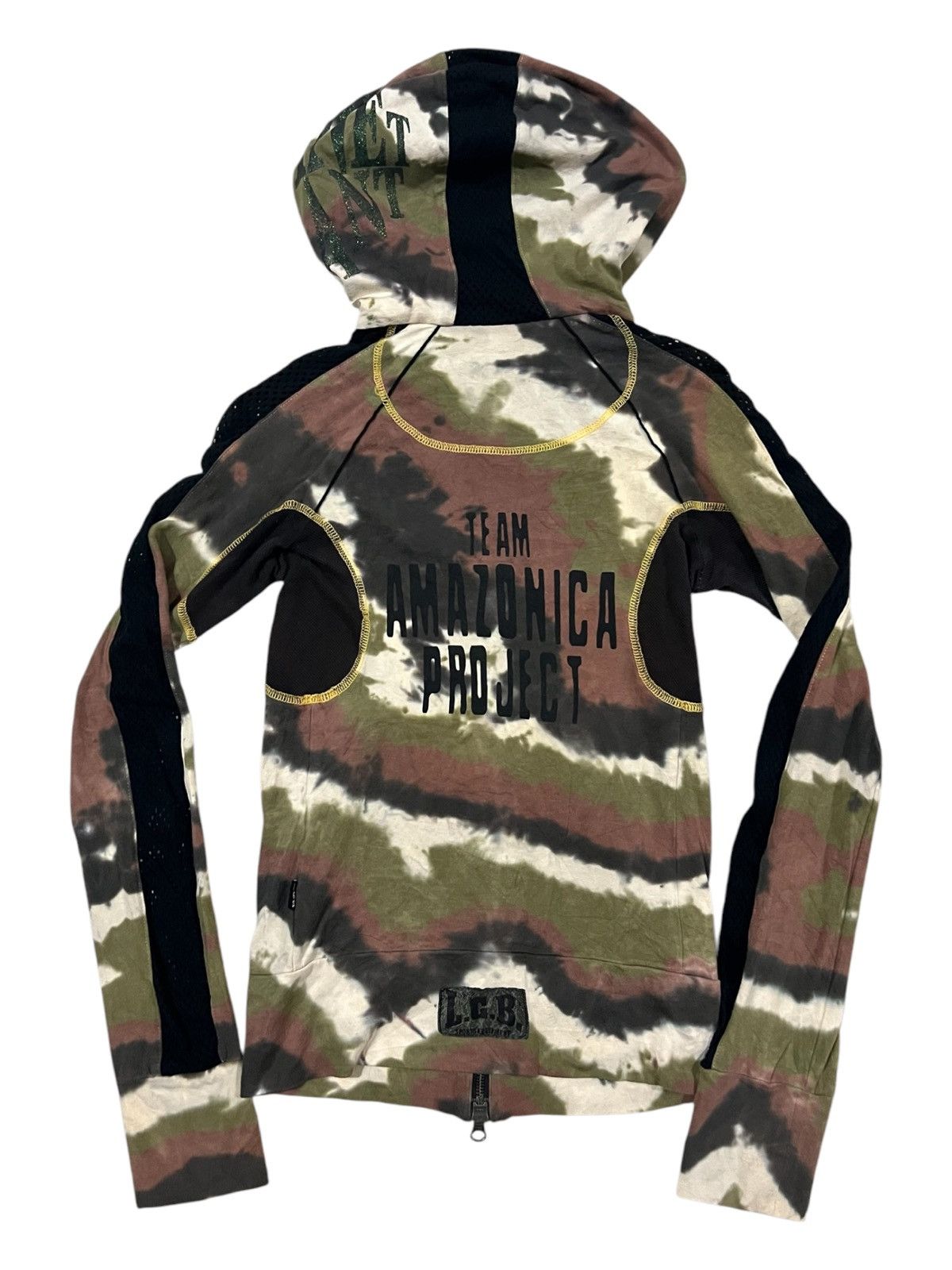 Le Grande Bleu (L.G.B.) RARE AUTHENTIC LGB Camo Bono Hoodie Zipper