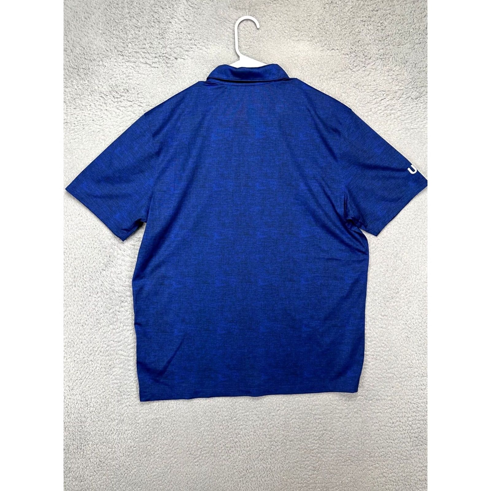 Nike Nike Golf Shirt Polo Athletic Swoosh Dri-Fit Blue Short Sleeve Mens Large XXL? (note: original size L) Size US L / EU 52-54 / 3 - 3 Thumbnail
