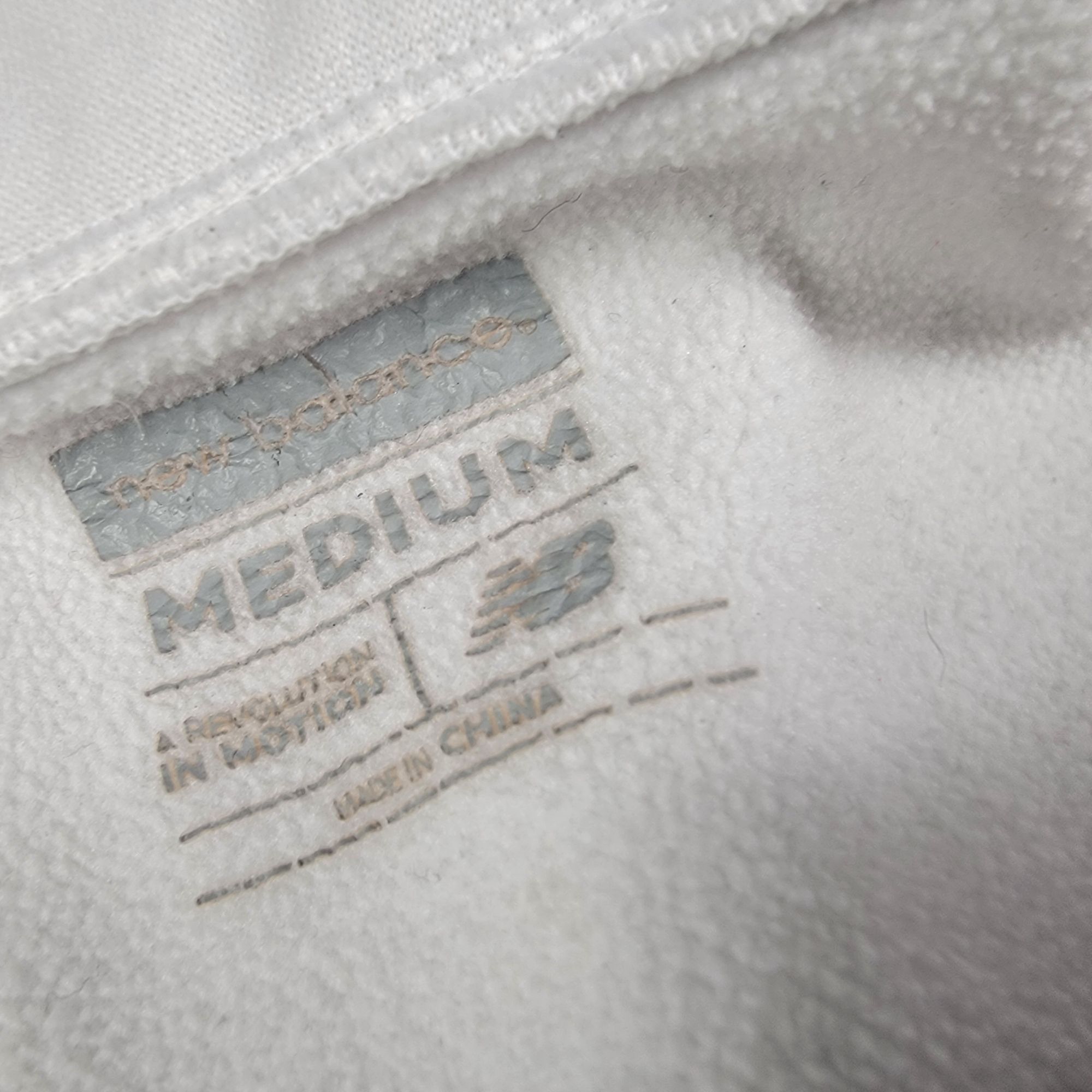 New Balance New Balance Adults Medium White Full Zip Sweater Lightweight Size M / US 6-8 / IT 42-44 - 5 Thumbnail