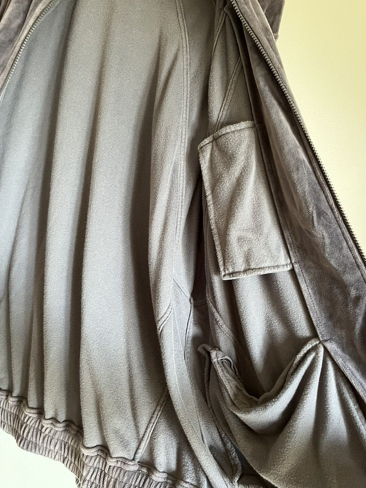 Sean John × Vintage Vintage Sean John Velour Jacket Zip Up Gray Y2K Size US XL / EU 56 / 4 - 12 Thumbnail