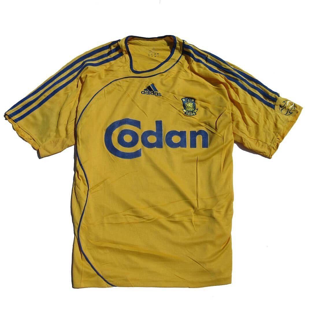 Adidas Adidas 2006-07 Brondby adidas Home Shirt M Vintage Football Size US M / EU 48-50 / 2 - 6 Thumbnail