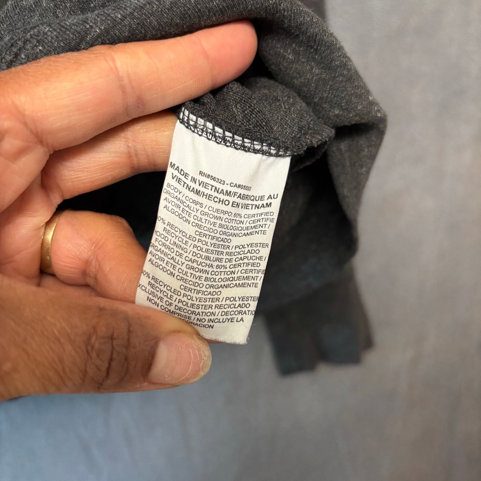 Nike Nike Women’s Large Gray Zip Hoodie Sweatshirt Light Organic Size L / US 10 / IT 46 - 7 Thumbnail