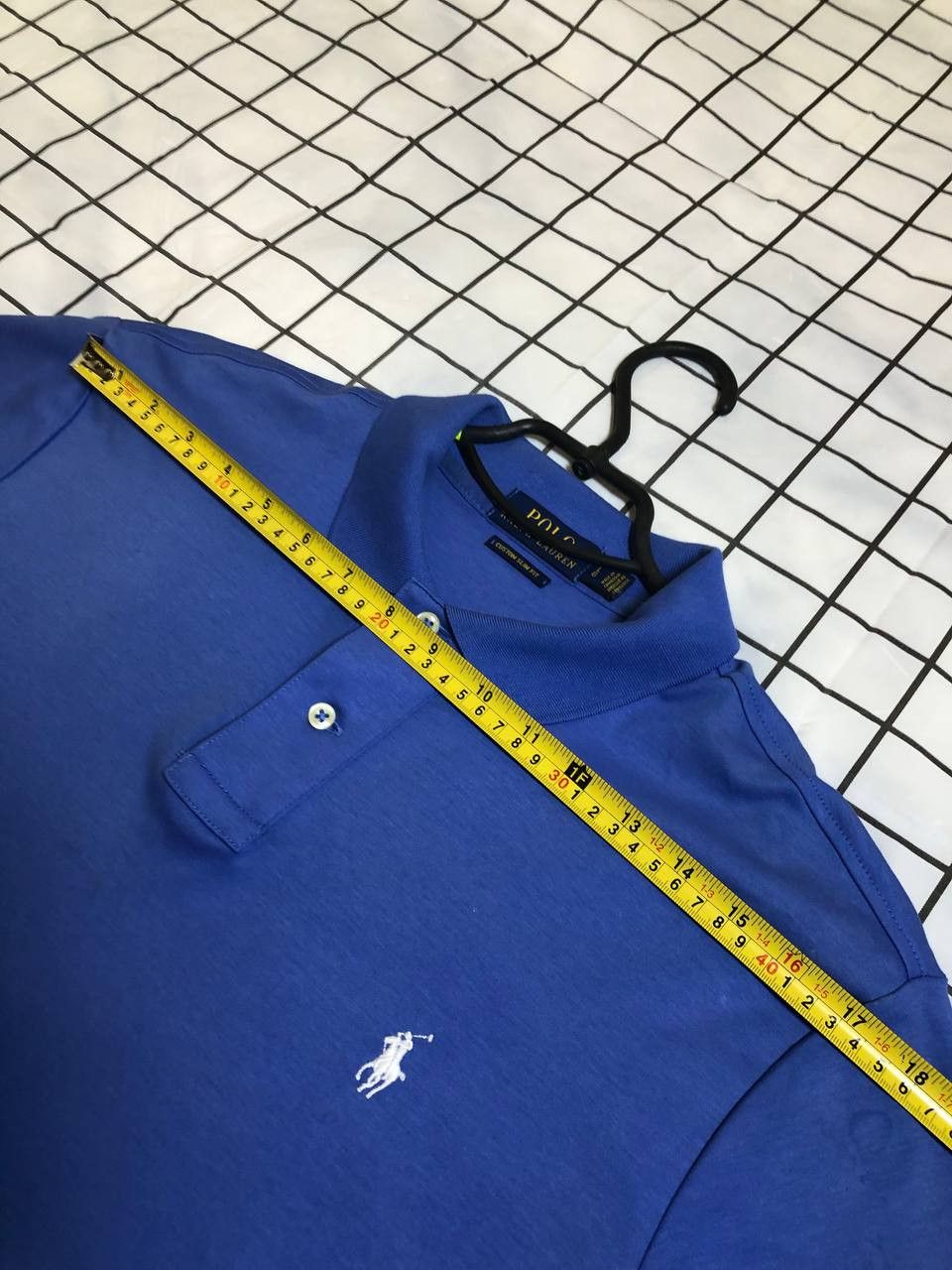 Polo Ralph Lauren Vintage Polo Ralph Lauren Large Blue Custom fit polo shirt Size US L / EU 52-54 / 3 - 9 Thumbnail