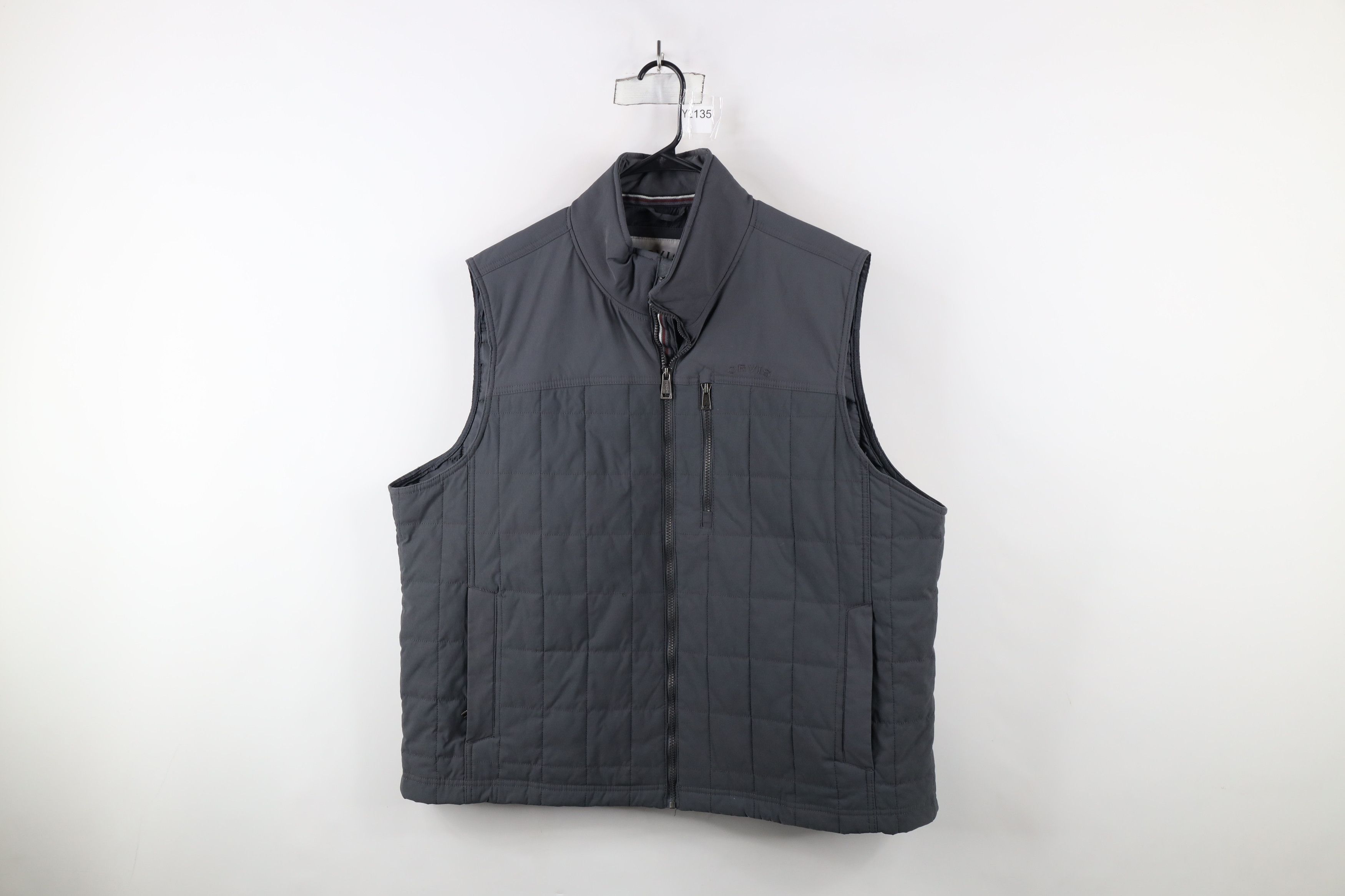 Orvis × Vintage Orvis Out Quilted Full Zip Puffer Vest Jacket Gray Size US XXL / EU 58 / 5 - 1 Thumbnail