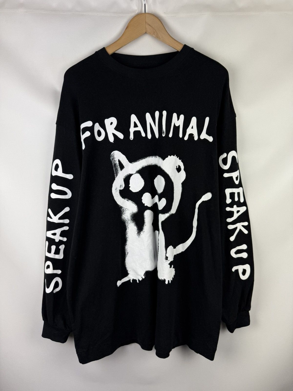H&M Co-exist Story For Animal Graphic Print Oversized T Shirt Size M / US 6-8 / IT 42-44 - 1 Thumbnail
