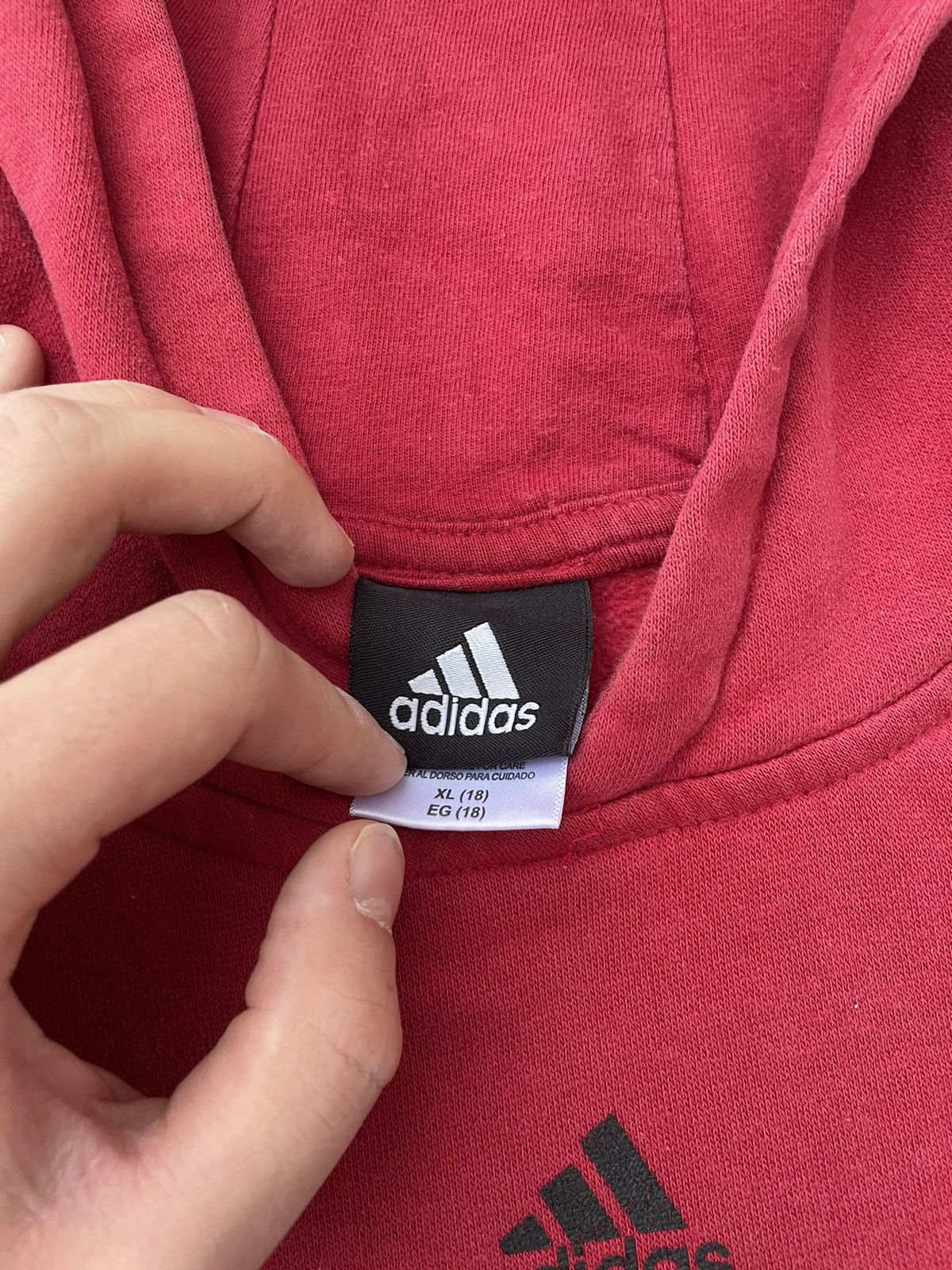 Adidas Adidas vintage hoodie Size US XL / EU 56 / 4 - 10 Thumbnail