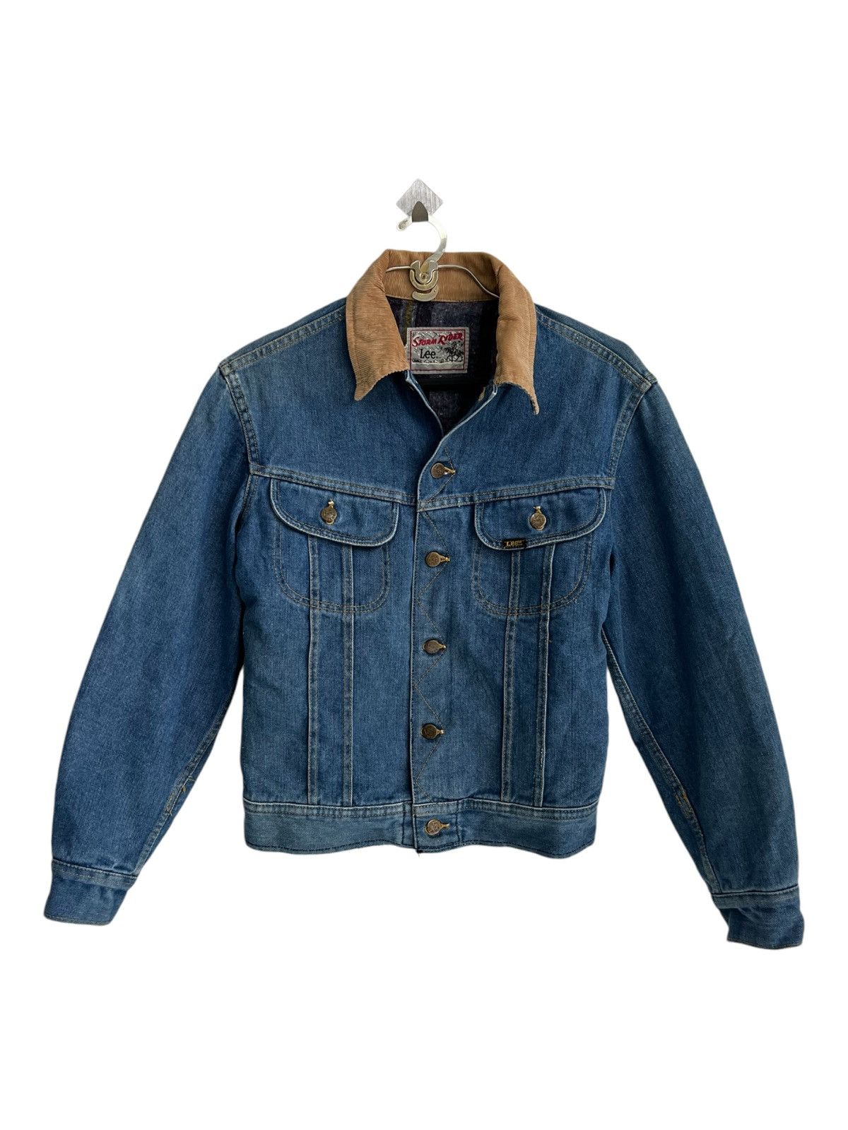 Lee Vintage LEE Storm Rider Blanket Lined Trucker Denim Jacket Size US M / EU 48-50 / 2 - 3 Thumbnail