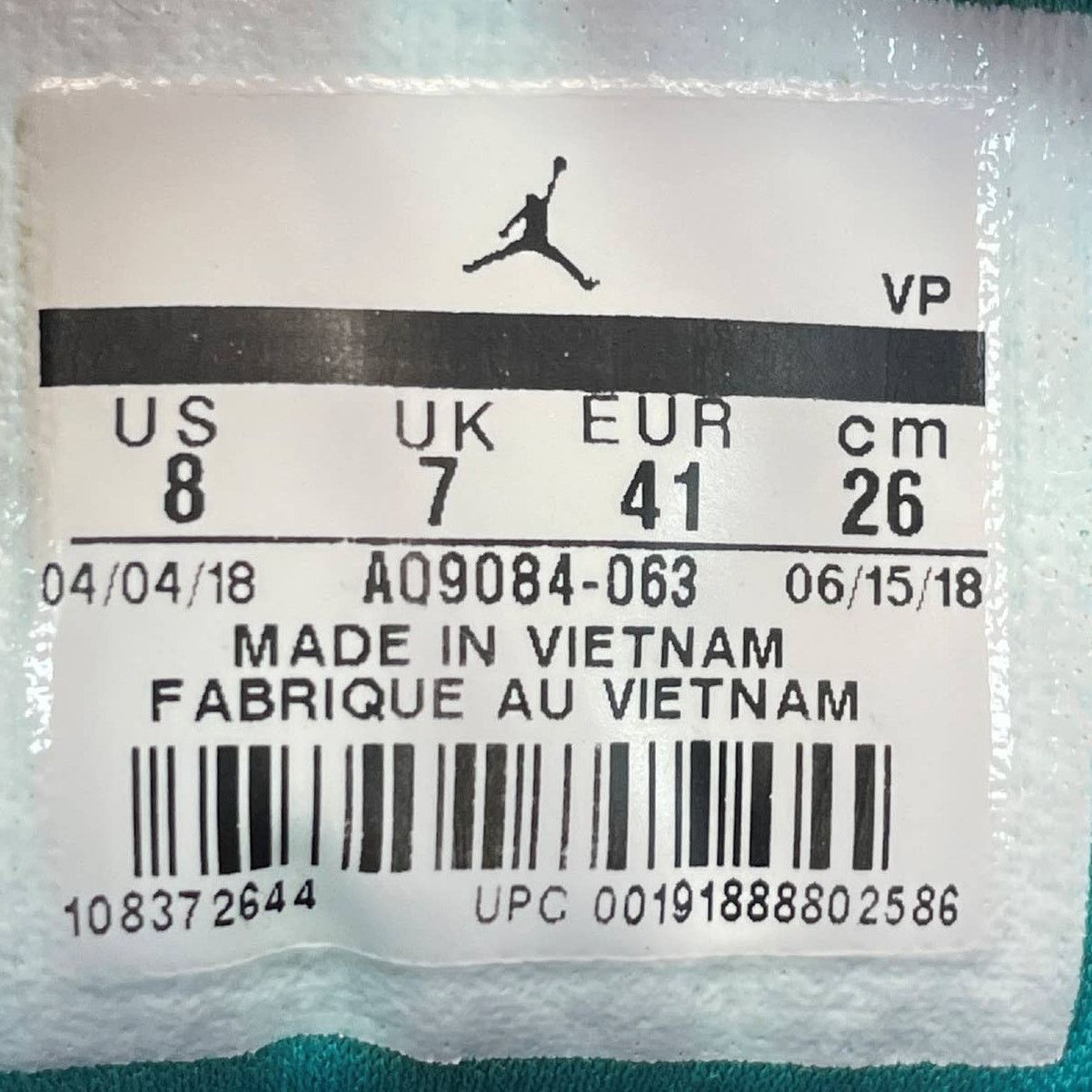 Nike Nike Jordan Max Aura Hyper Pink Turbo Green AQ09084 Shoe Size US 8 / EU 41 - 8 Thumbnail