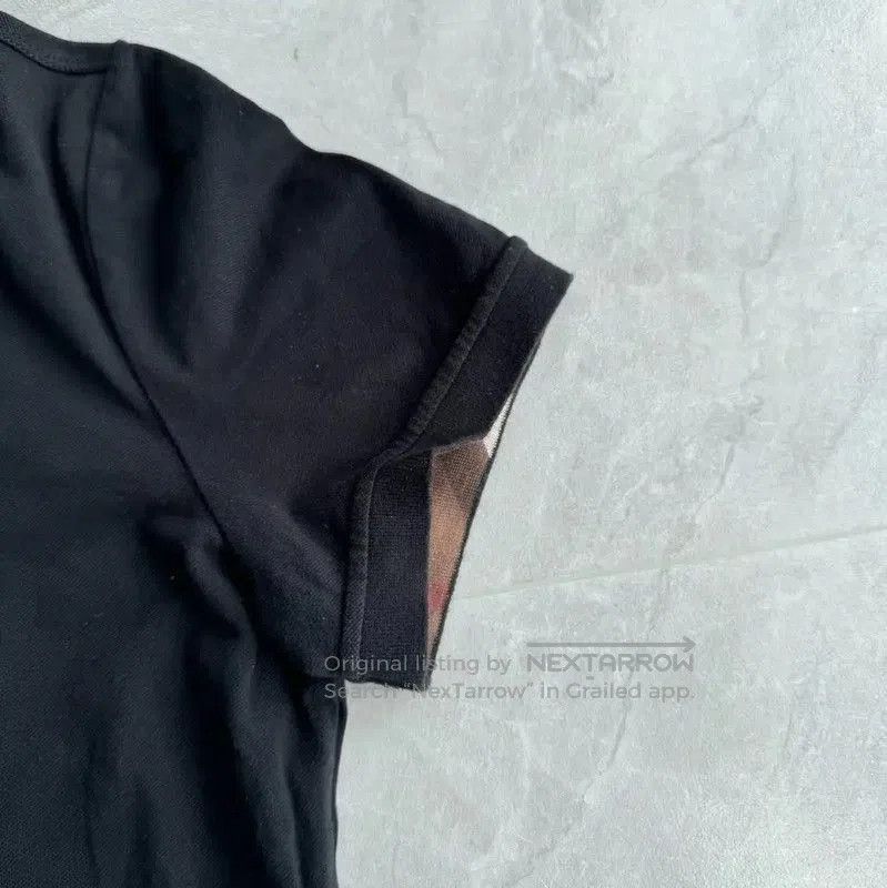 Burberry Burberry Men's Black Polo Shirt Size L. Size US L / EU 52-54 / 3 - 4 Thumbnail