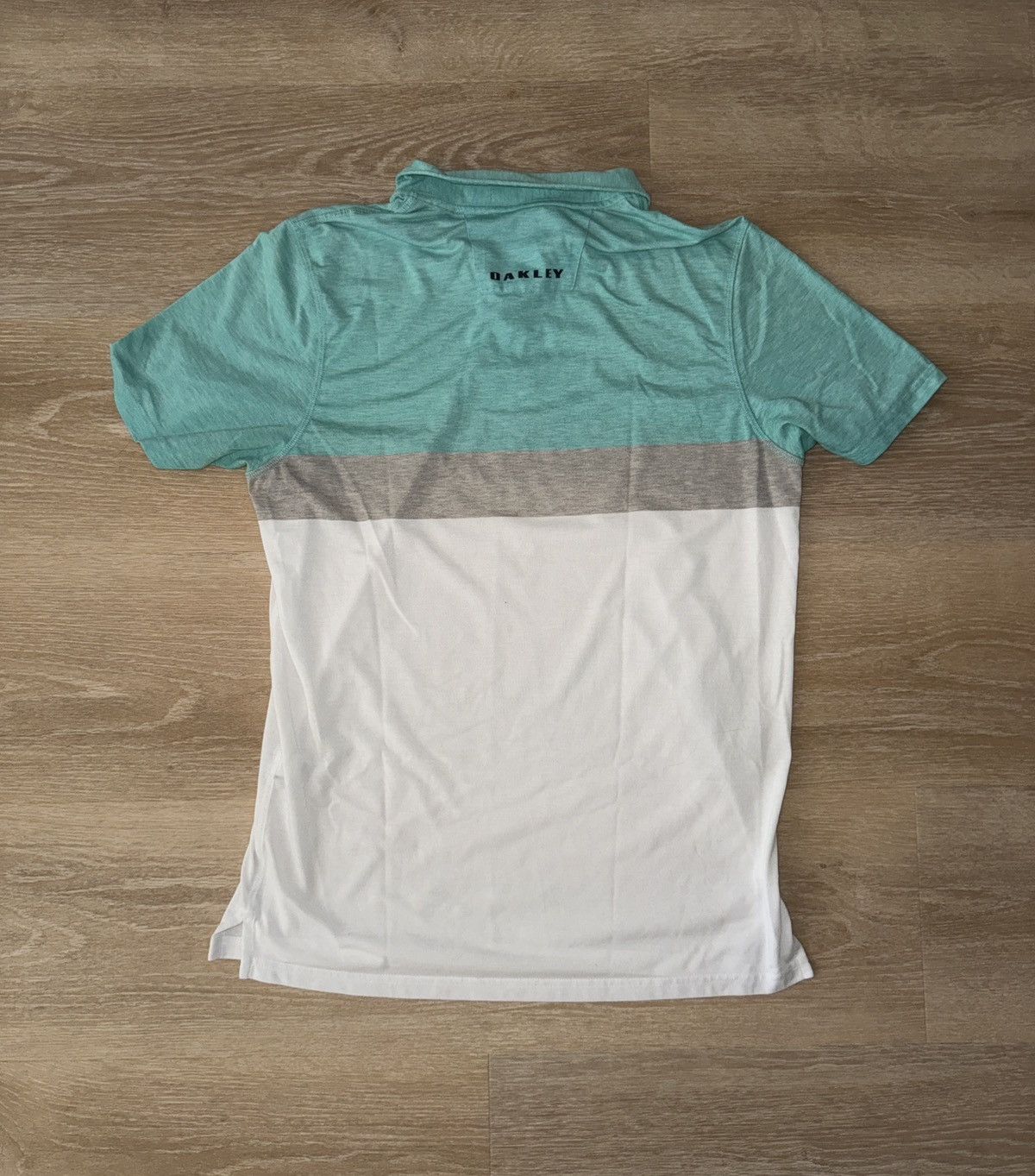 Oakley Oakley Green and White Polo Shirt Size US L / EU 52-54 / 3 - 2 Thumbnail