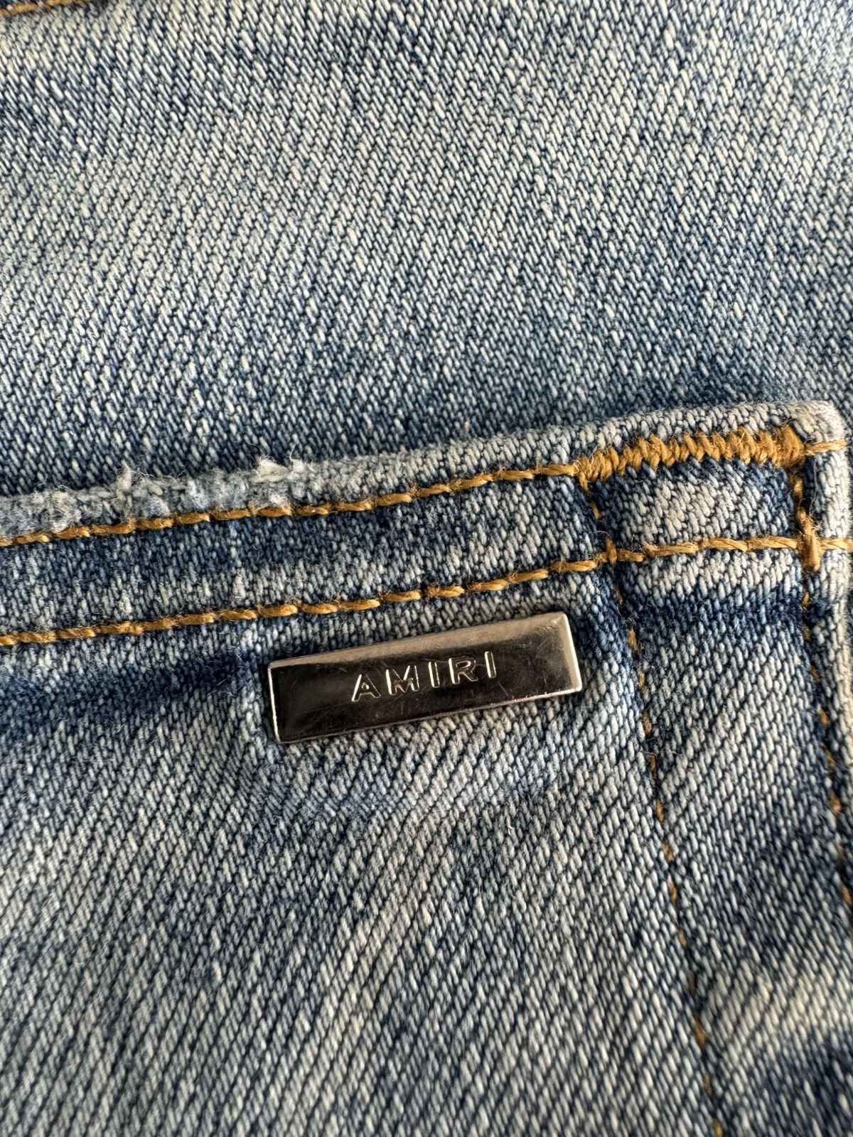 Amiri Lakers Track Jeans (33) Size US 33 - 7 Thumbnail