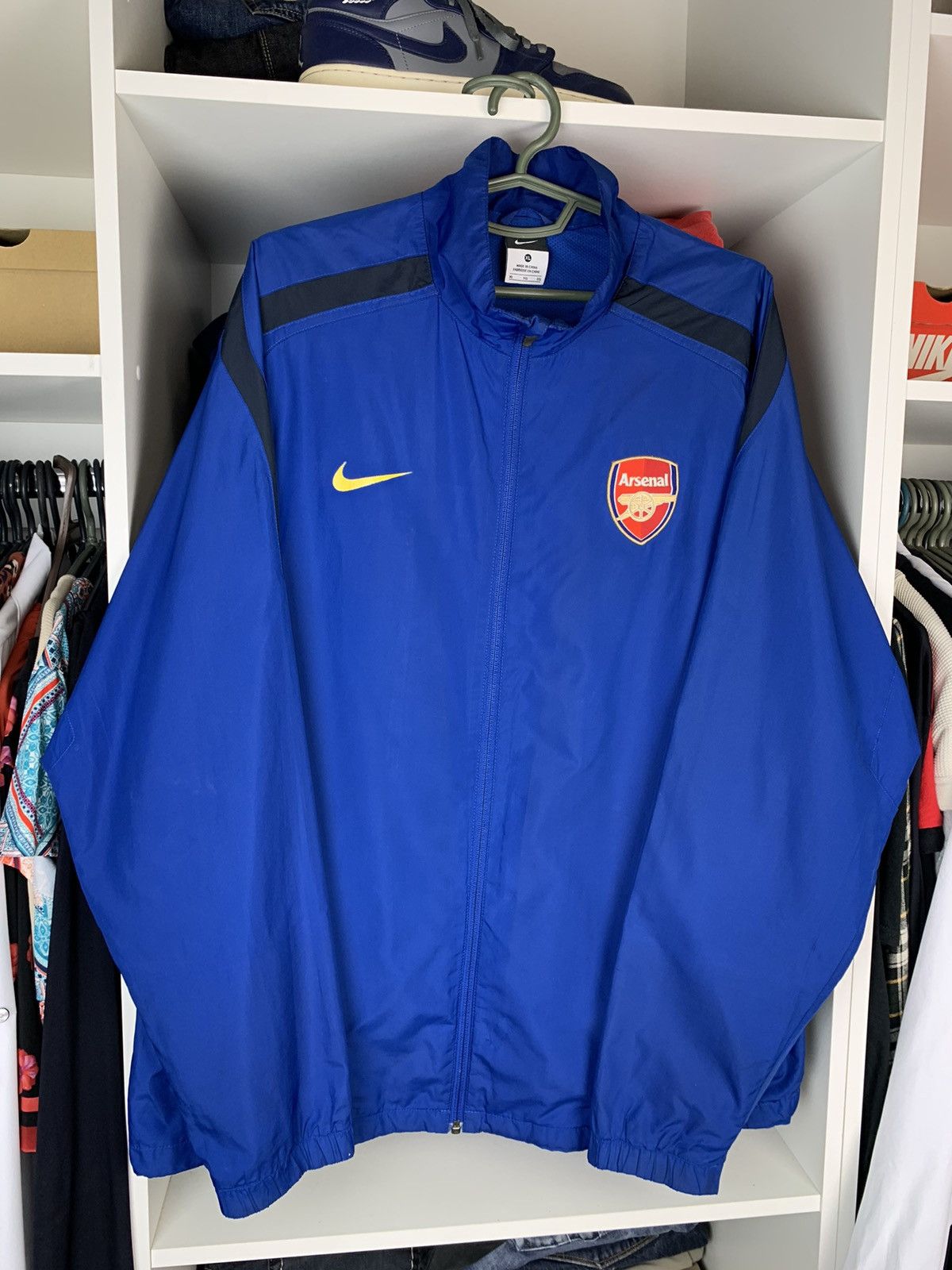 Nike Vintage 2010 Nike Arsenal Track Jacket Size XL Size US XL / EU 56 / 4 - 1 Thumbnail