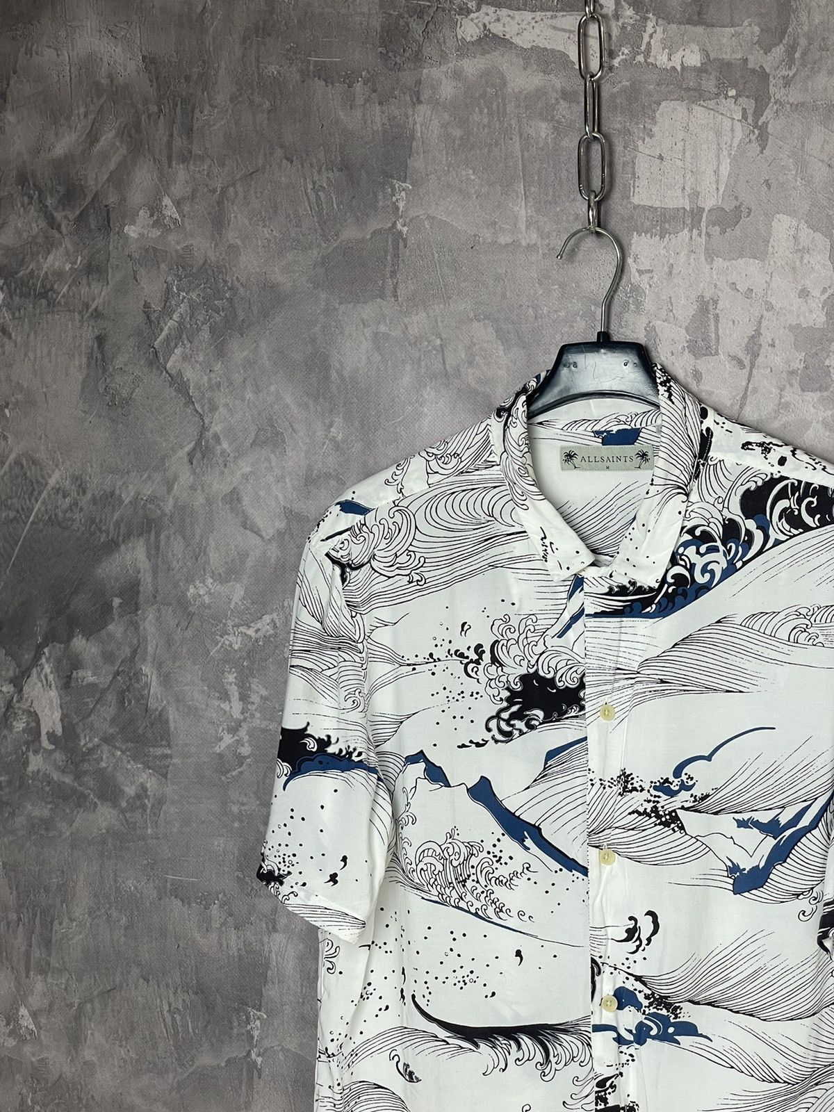 Allsaints Vintage Art Allsaints Hawaiian Japanese Brand Y2K shirt Size US M / EU 48-50 / 2 - 3 Thumbnail