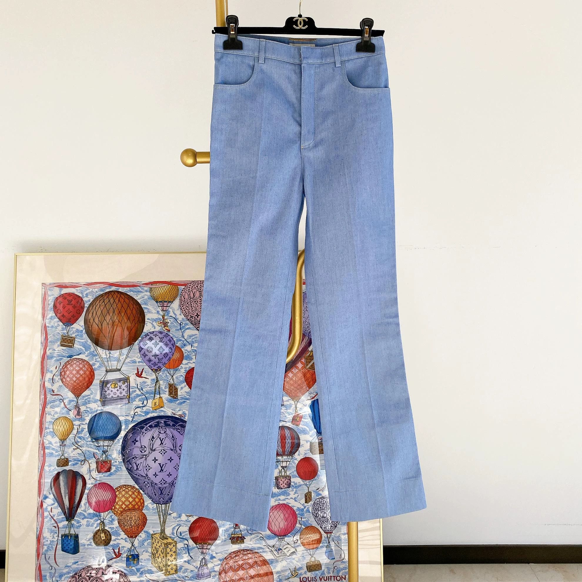 Saint Laurent Paris Saint Laurent blue jeans F36 Size 26" / US 2 / IT 38 - 1 Thumbnail
