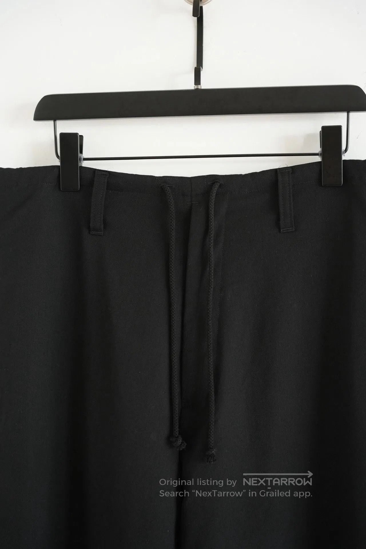Yohji Yamamoto Yohji Yamamoto 17AW Classic Drawstring Wool Pants. Size US 26 / EU 42 - 3 Thumbnail