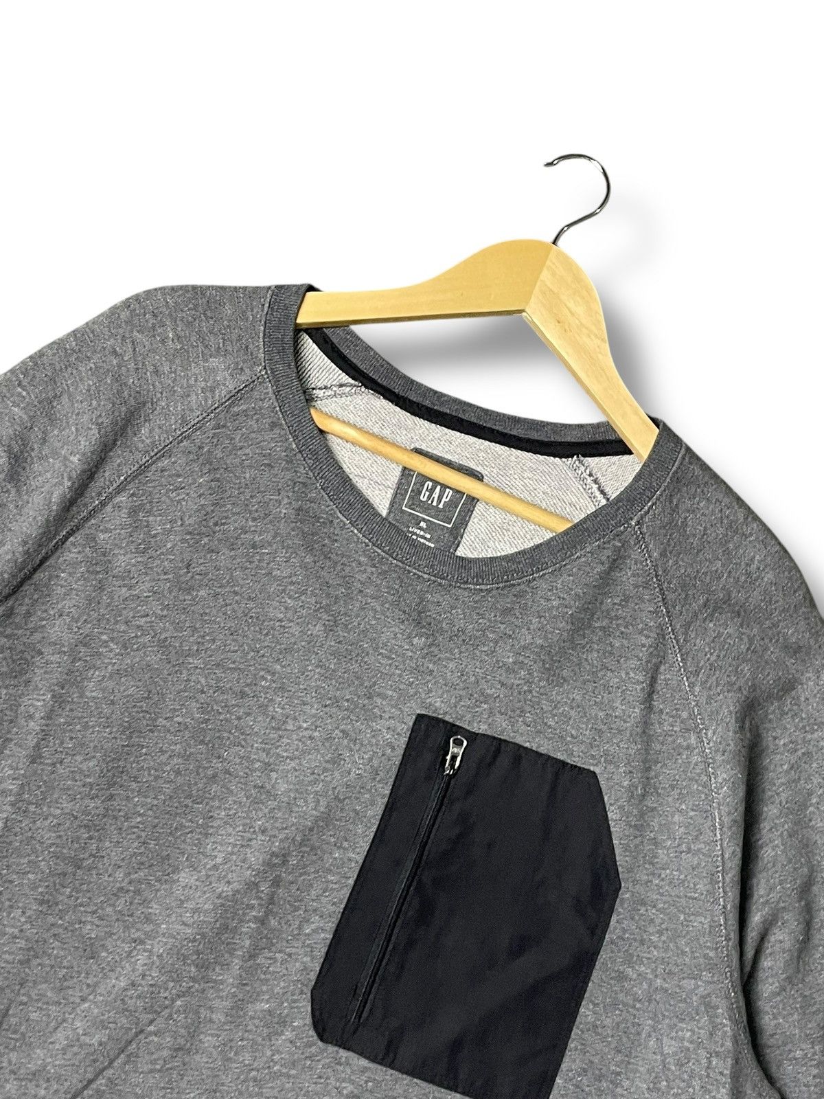 Gap × Japanese Brand × Vintage GAP Men’s Zip-pocket Sweatshirt (80) Size US XL / EU 56 / 4 - 5 Thumbnail