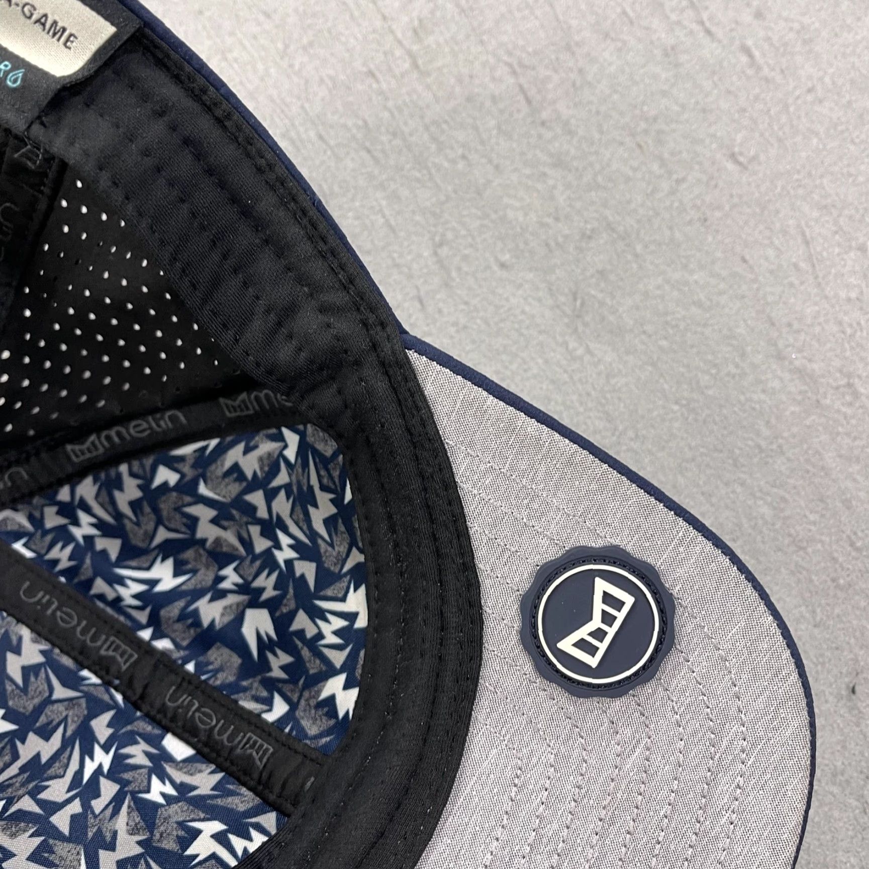 melin Melin A-Game Hydro Snapback Hat Cap Mens Blue 56CM Water Resistant Quick Dry Breathable Adjustable Summer Casual Travel Size ONE SIZE - 7 Thumbnail