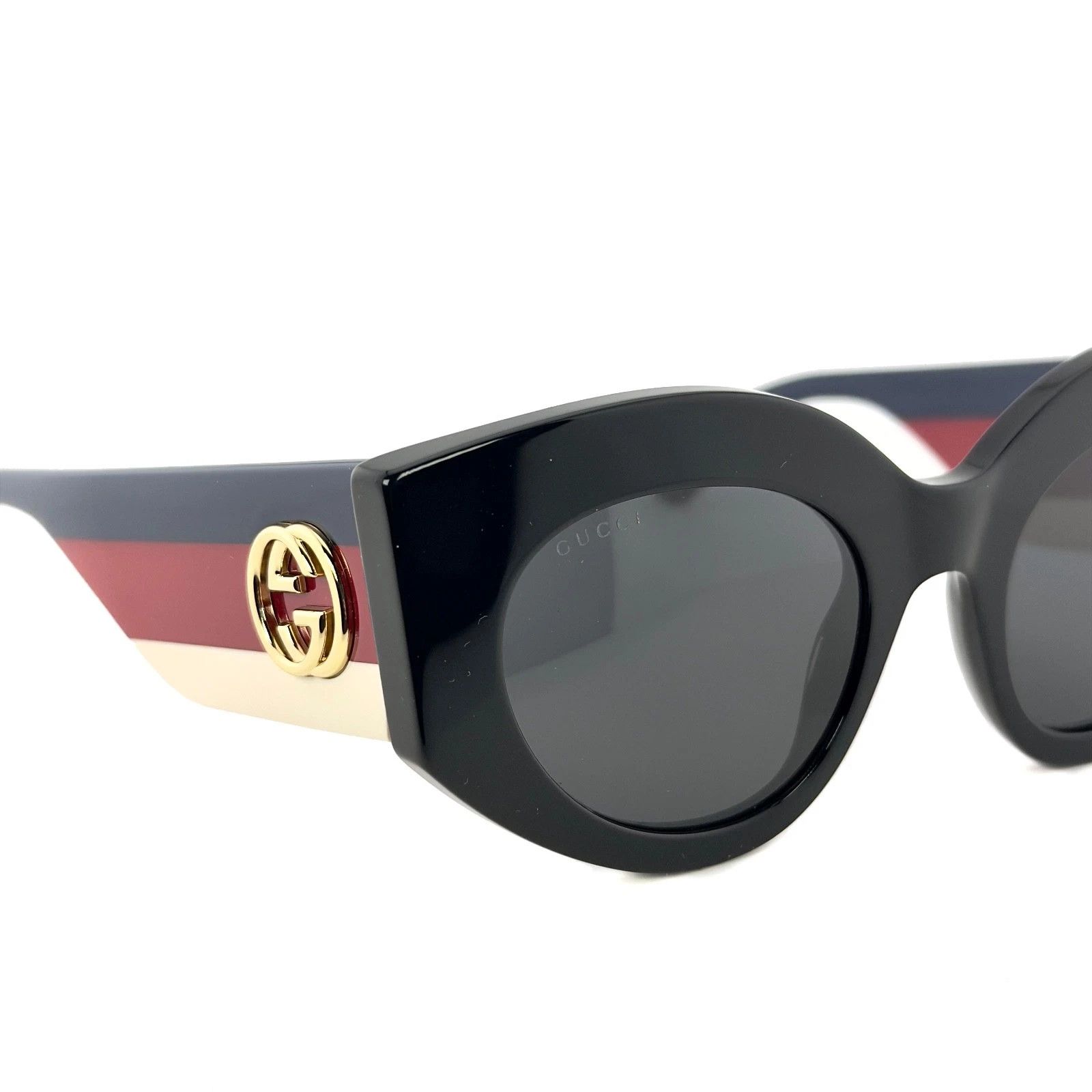 Gucci GUCCI Gg0275S 0275 Black Blue Red Classic Sunglasses 001 Size ONE SIZE - 8 Thumbnail