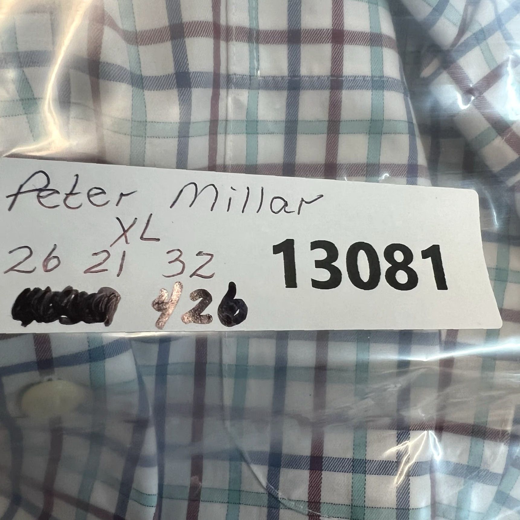 Peter Millar Peter Millar Shirt Men’s Button-Up Long Sleeve XL Multicolor Check, Classic, Preppy, Summer Comfort Size US XL / EU 56 / 4 - 8 Thumbnail