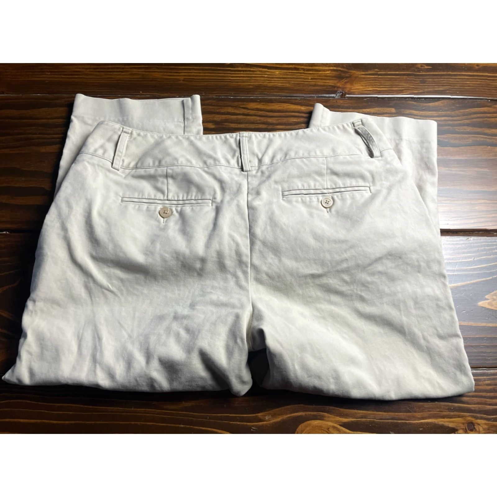 Vintage Dana Buchman Pants Women Capri Straight Leg 12 Tan Brown Travel Regular Solid Mens? Wait. Size 34" / US 12 / IT 48 - 2 Thumbnail
