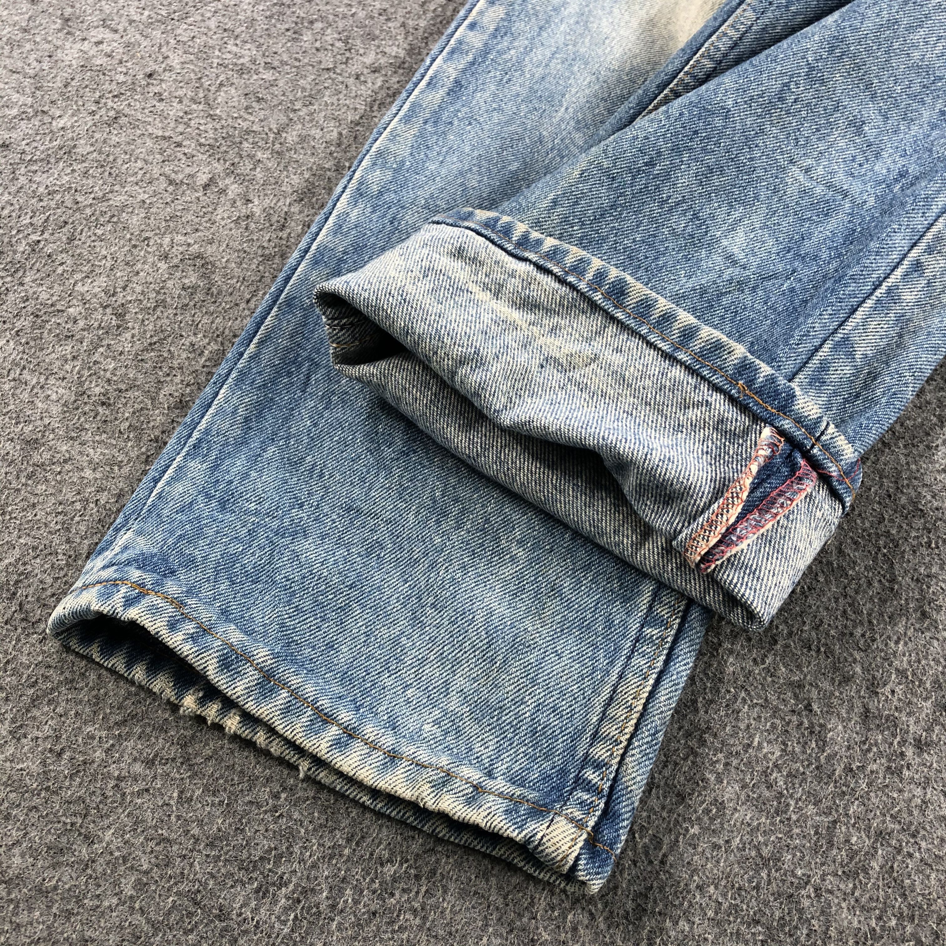 Levi's 90s Vintage Blue Wash Levis 516 Jeans-J2042 Size US 33 - 7 Thumbnail
