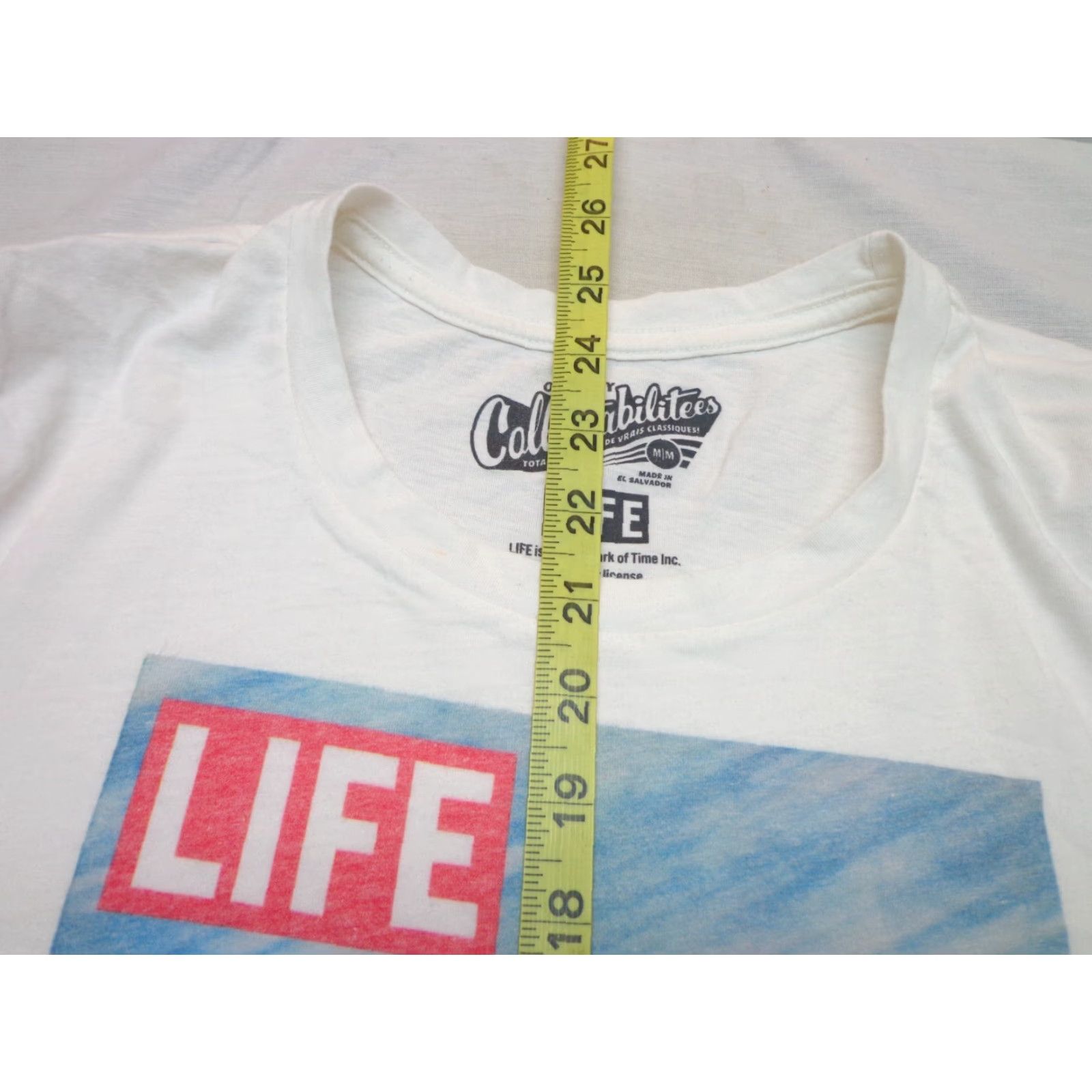 Old Navy Old Navy T-Shirt Womens Medium White Down Hill Skier Crew Neck Short Sleeve Regular Fit Size M / US 6-8 / IT 42-44 - 7 Thumbnail