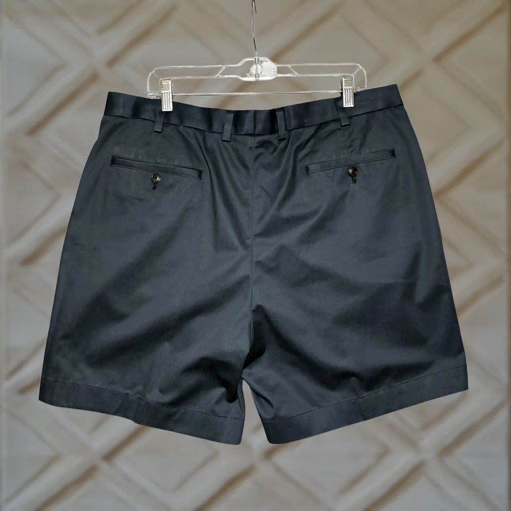 Brooks Brothers Brooks Brothers Pleated Advantage Chino Shorts Mens 40 Navy Blue Size US 40 / EU 56 - 1 Thumbnail