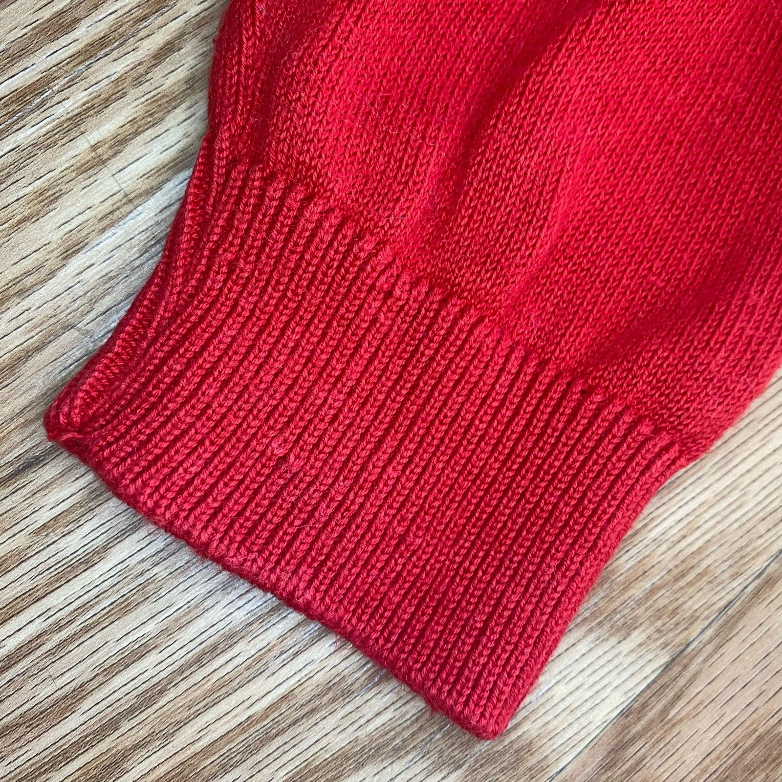 Pendleton Pendleton Red Mock Neck Cotton Sweater Womens Small Petite Size S / US 4 / IT 40 - 8 Thumbnail