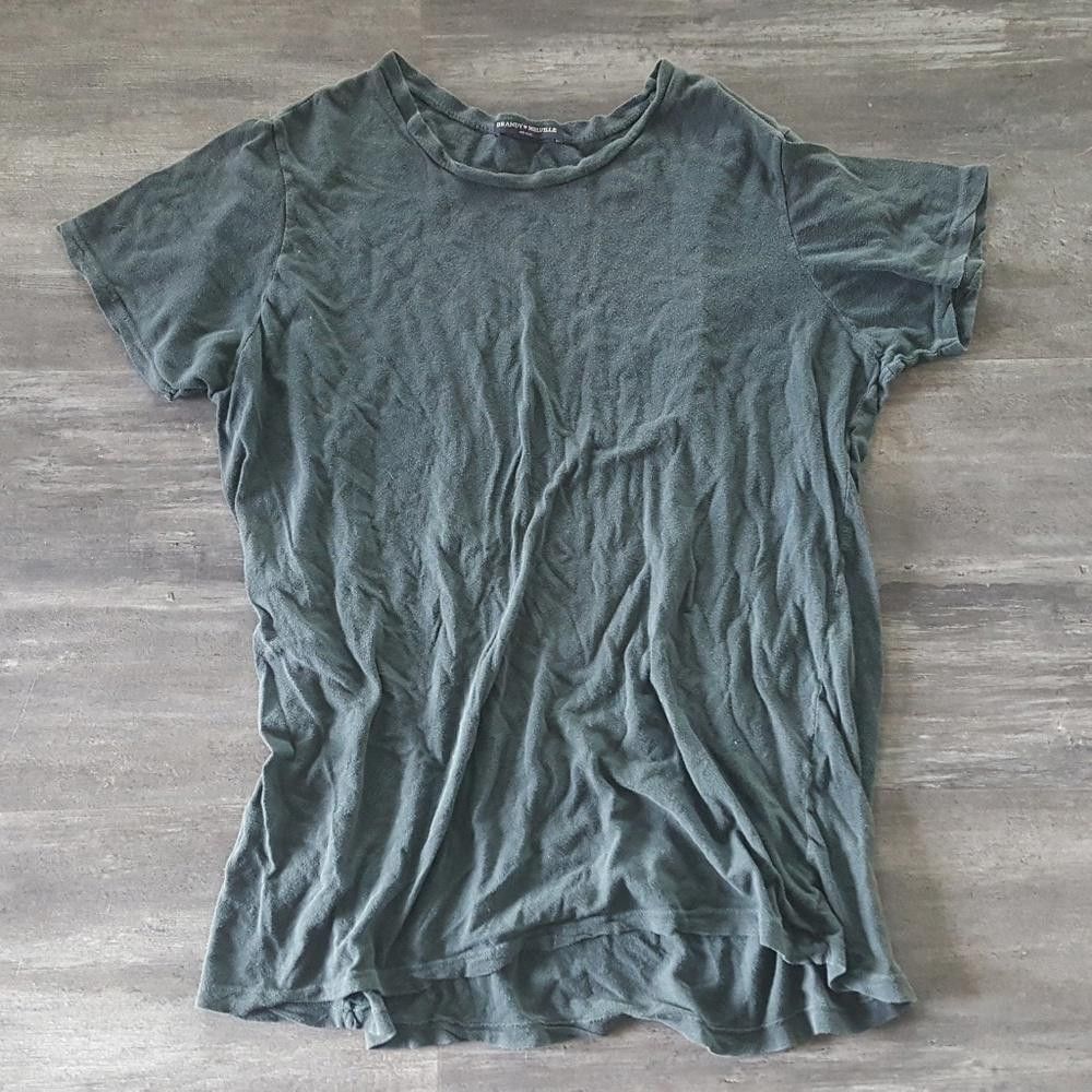 Designer Black Faded Melville Comfy Short Sleeve Size ONE SIZE - 1 Thumbnail