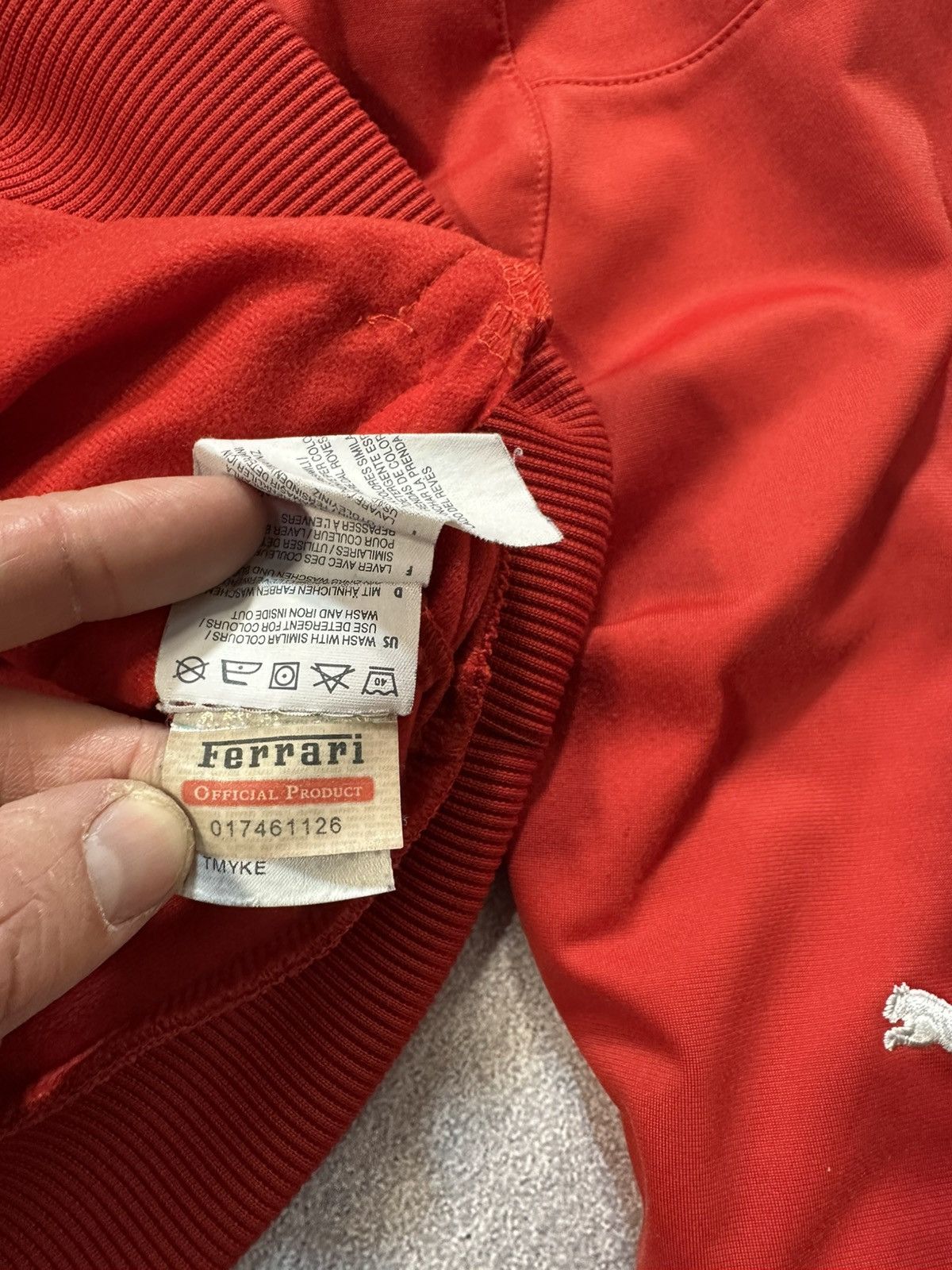Ferrari Puma Ferrari F-1 Racing Track Jacket Sz XL Size US XL / EU 56 / 4 - 7 Thumbnail
