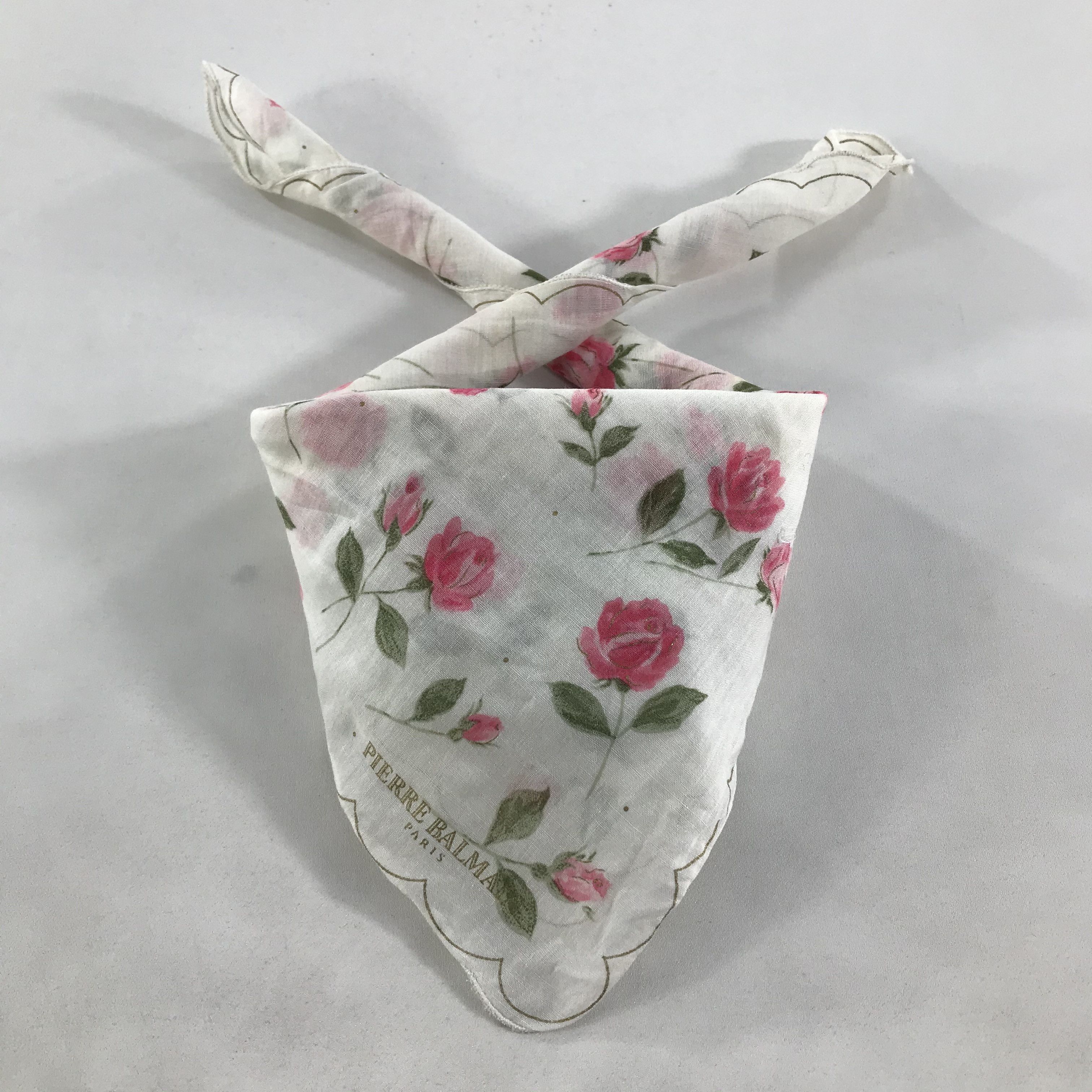 Pierre Balmain × Vintage Pierre Balmain Bandana / Handkerchief / Neckerchief - S1711 Size ONE SIZE - 3 Thumbnail