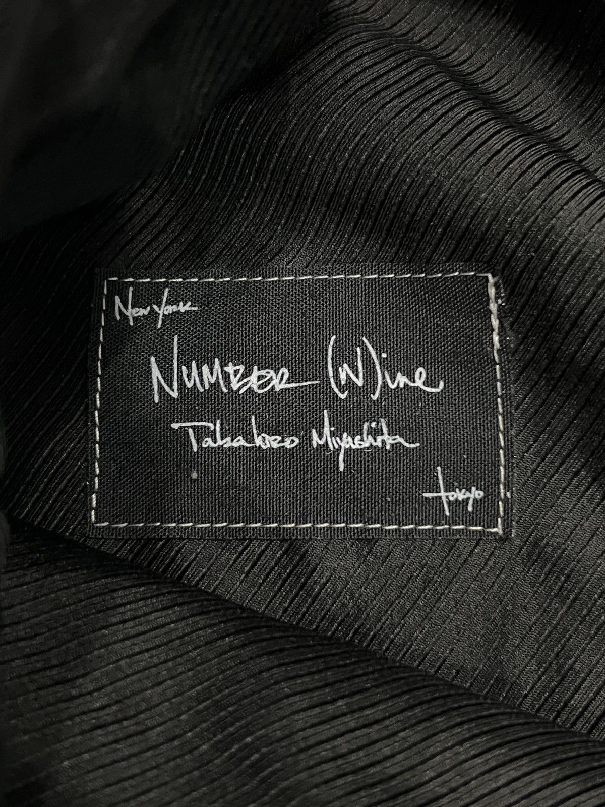 Number (N)ine Number (N)ine FW06 “Noir” Runway Leather Stripe Flared Trous Size 38R - 12 Thumbnail
