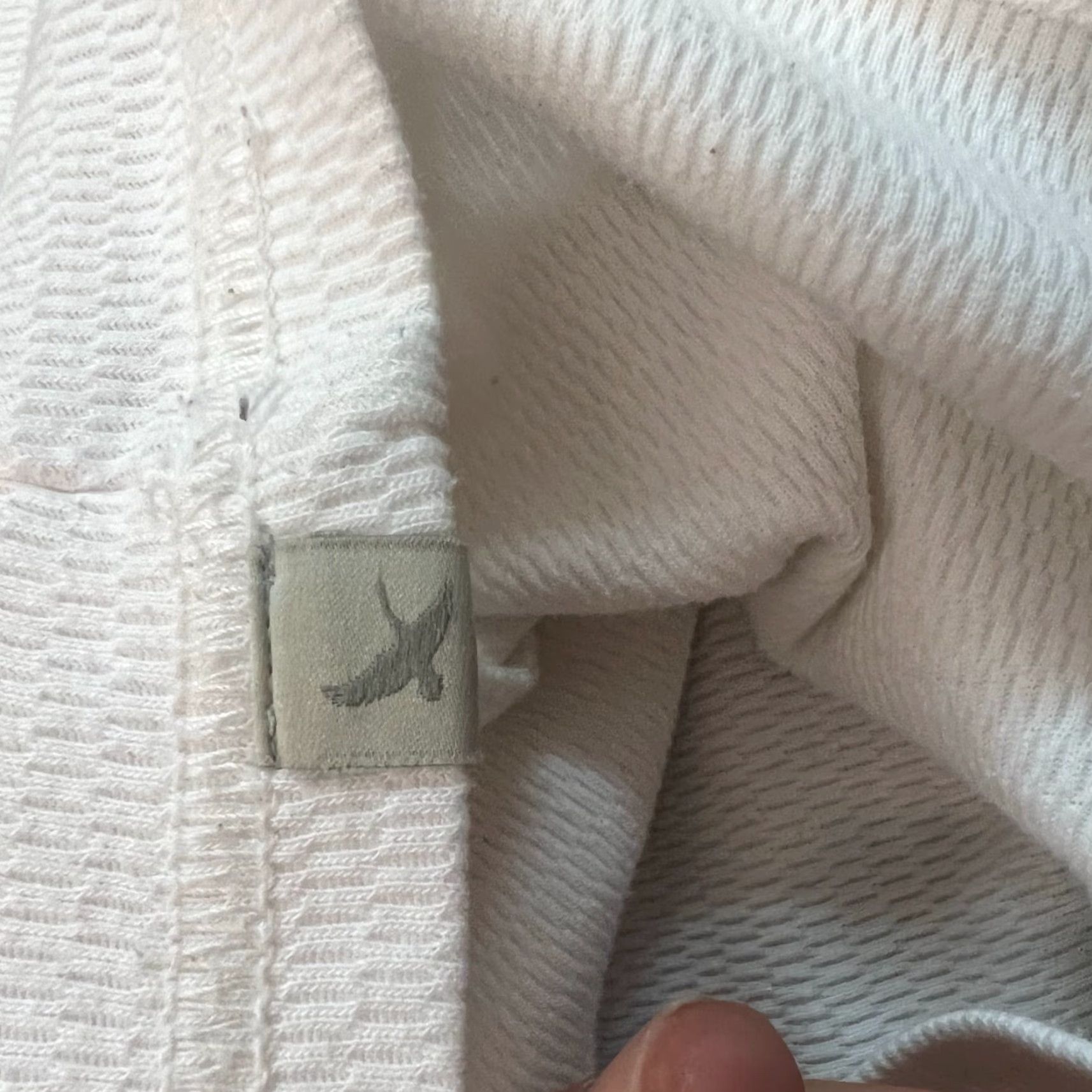 Eddie Bauer Eddie Bauer Womens Sweater Crew Neck Button Accent 3/4 Sleeve White 100% Cotton Size M Knit Pullover Casual Regular Fit Vintage: No Size M / US 6-8 / IT 42-44 - 6 Thumbnail