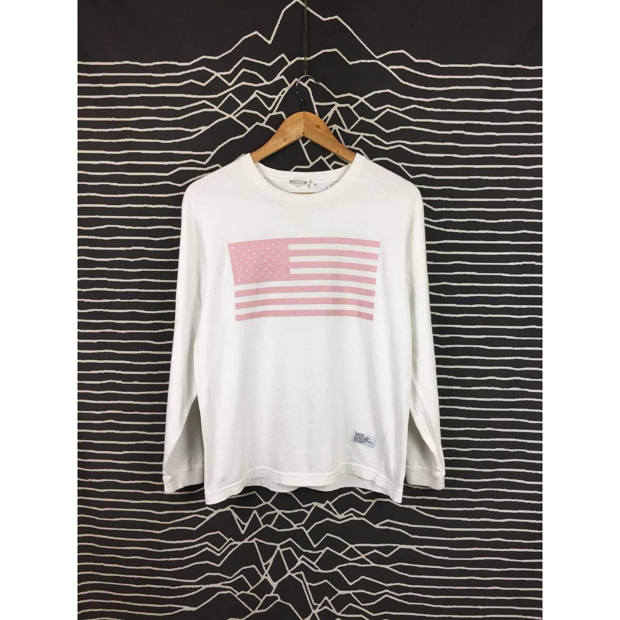 Japanese Brand Campfree Japanese Brand Flag Graphic Long Sleeve Tee Size US M / EU 48-50 / 2 - 2 Thumbnail