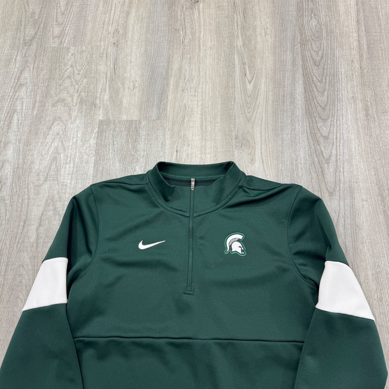 Nike Nike Michigan State Spartans 1/4 Zip Men's Small Sweatshirt Size US S / EU 44-46 / 1 - 2 Thumbnail