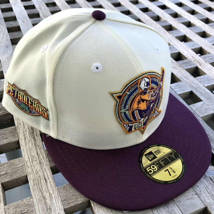 New Era Edmonton Oilers Petroleros Mexican Day MyFitteds Hat 7 5/8 Size ONE SIZE - 1 Thumbnail