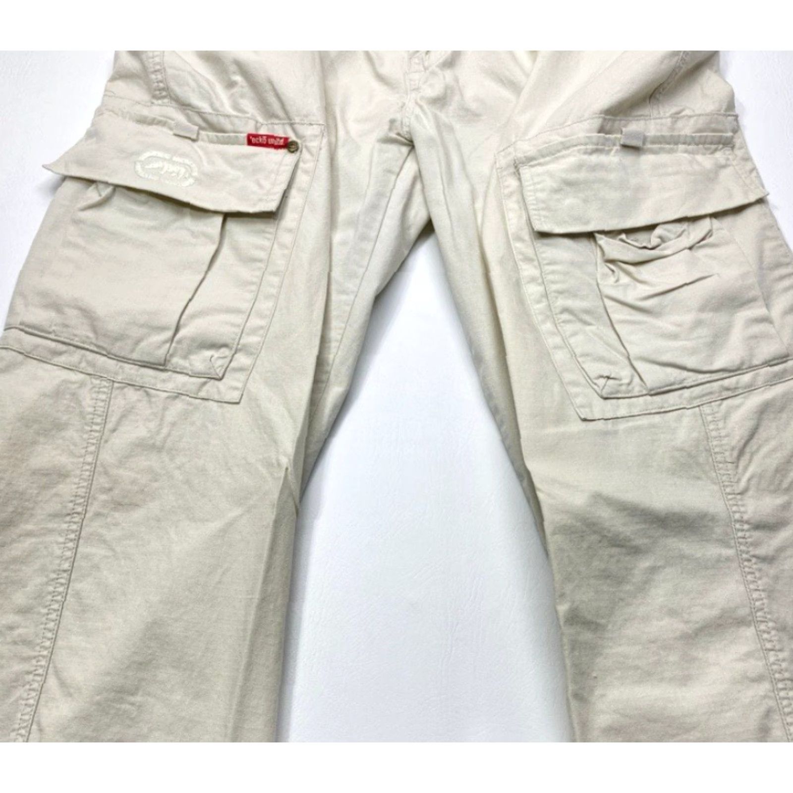 Vintage VINTAGE Ecko Unltd Pants Men's 36 X 30 Beige Khaki Cargo Streetwear Skater Style Size US 36 / EU 52 - 3 Thumbnail