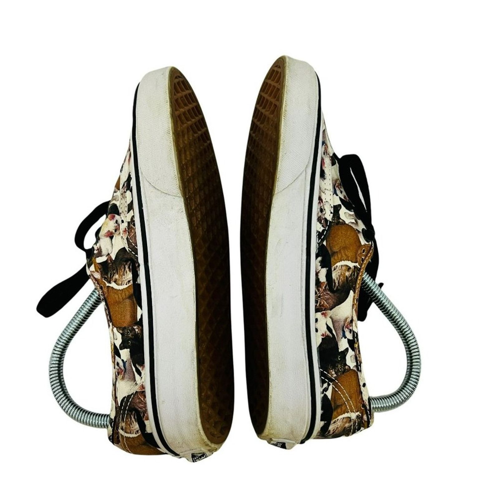 Vans Vans ASPCA Cat Printed Canvas Mens 4.5 Womens 6 Low Top Size US 6 / IT 36 - 3 Thumbnail