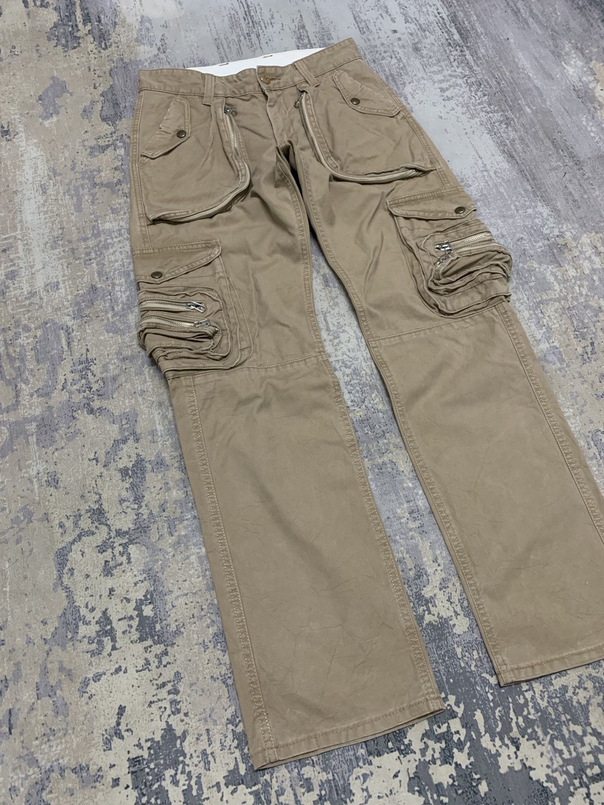 If Six Was Nine Archive Lee Union Made Multipocket 3D Gimmick Cargo Pants Size US 30 / EU 46 - 4 Thumbnail