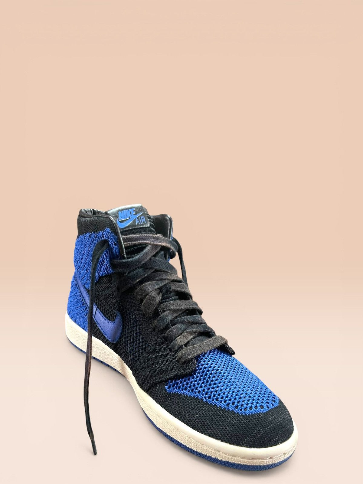 Jordan Brand Air Jordan 1 Retro High OG Flyknit GS "Royal" Size US 6 / EU 39 - 12 Thumbnail