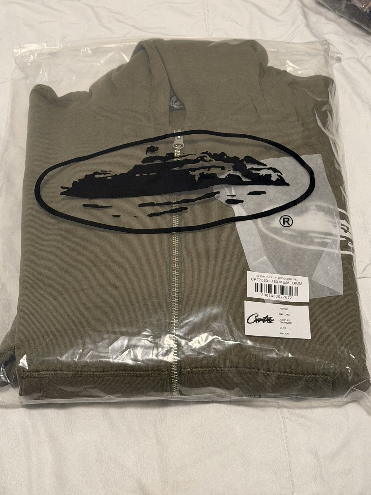 Corteiz Corteiz Island Puff Print Tracksuit Sweatsuit Olive Size M Size US M / EU 48-50 / 2 - 5 Thumbnail