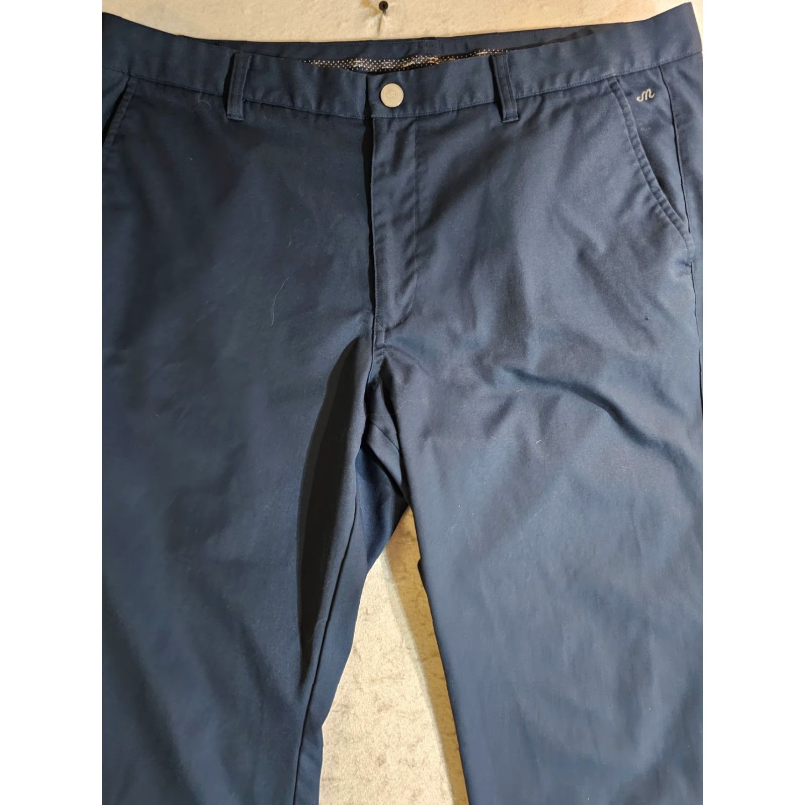 Bonobos Bonobos Maide Classic Lightweight Performance Golf Pants Mens Sz 38x34 Straight Blue Size US 38 / EU 54 - 7 Thumbnail