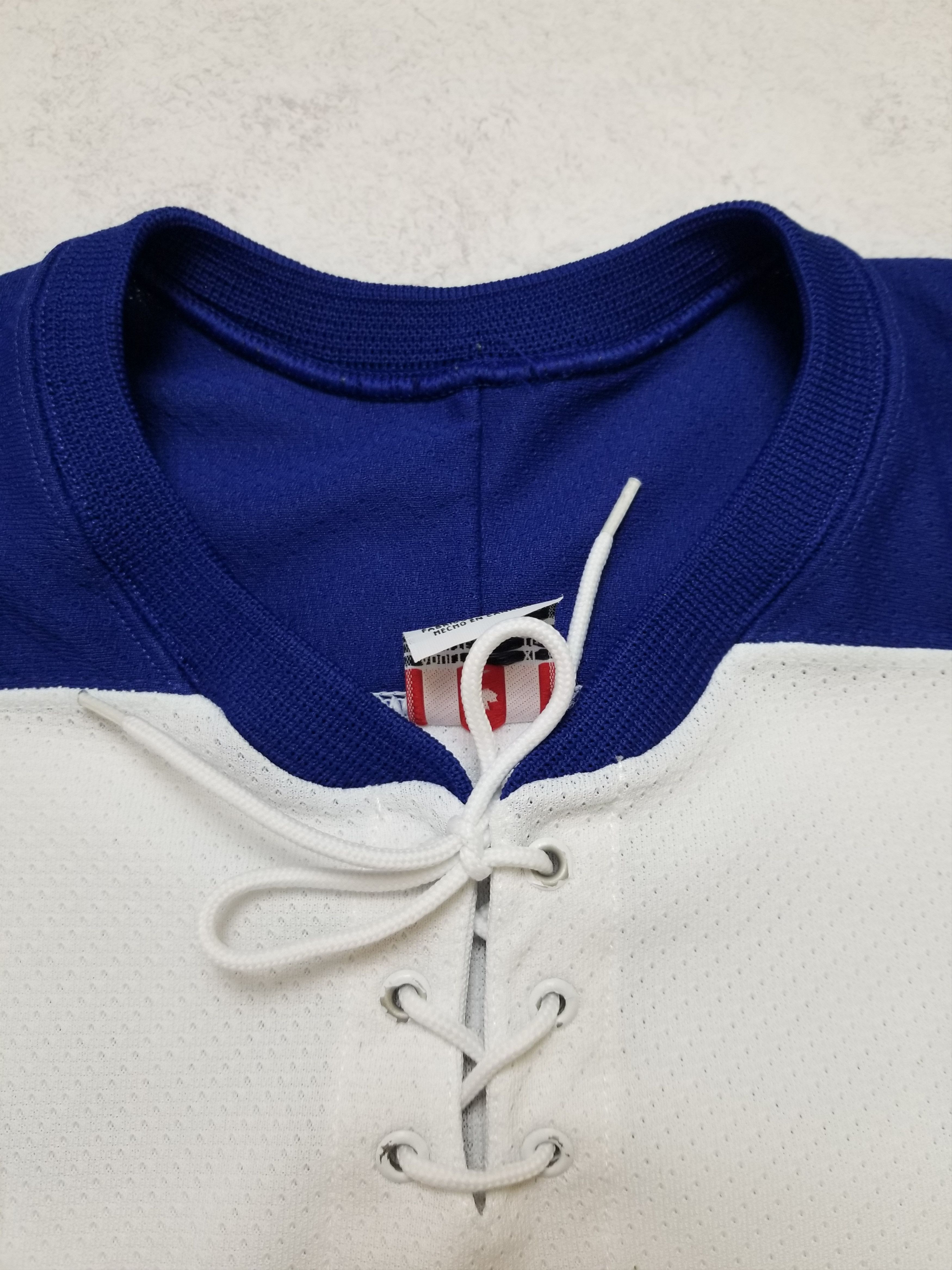 Ccm Air-Knit Sheffield Stix #37 Woolley Ice Hockey Club Jersey Size US XL / EU 56 / 4 - 9 Thumbnail